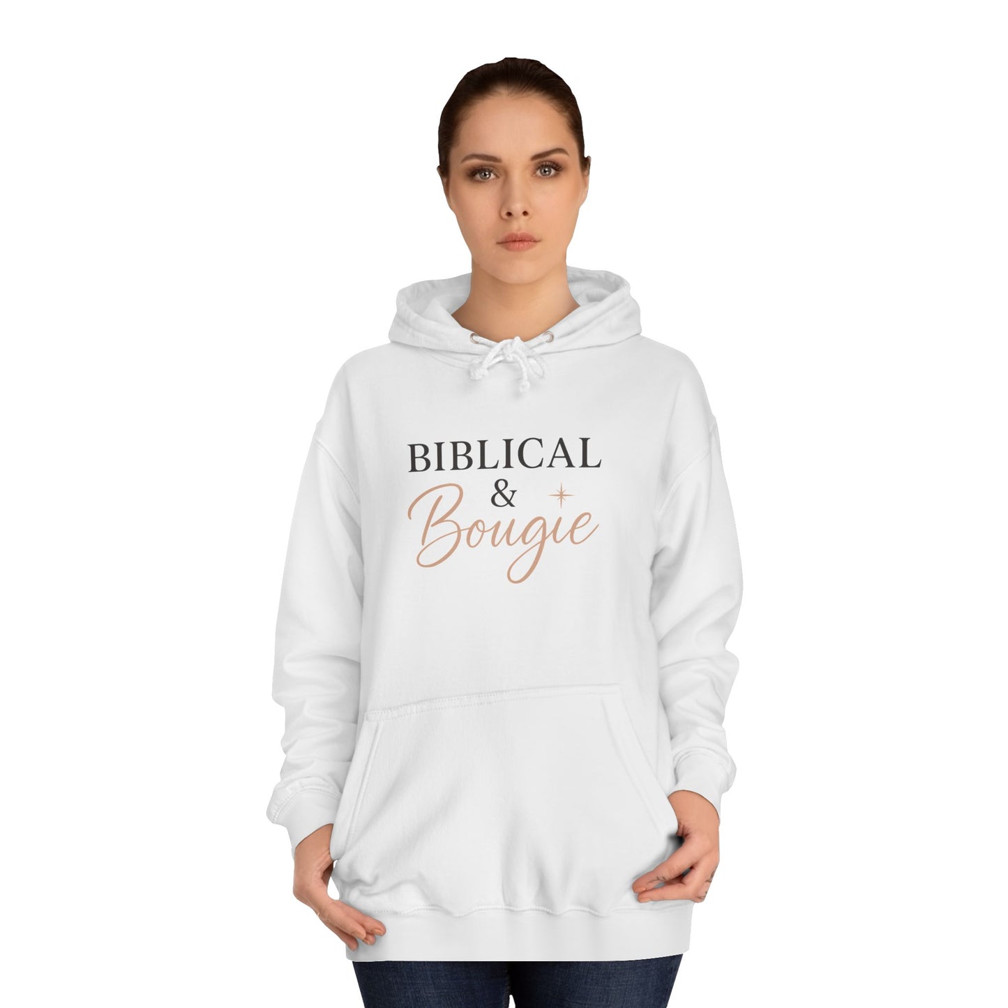 Biblical & Bougie™ V-Neck T-Shirt – Sassy Christian Tee for Women Who Love Faith and Fierceness