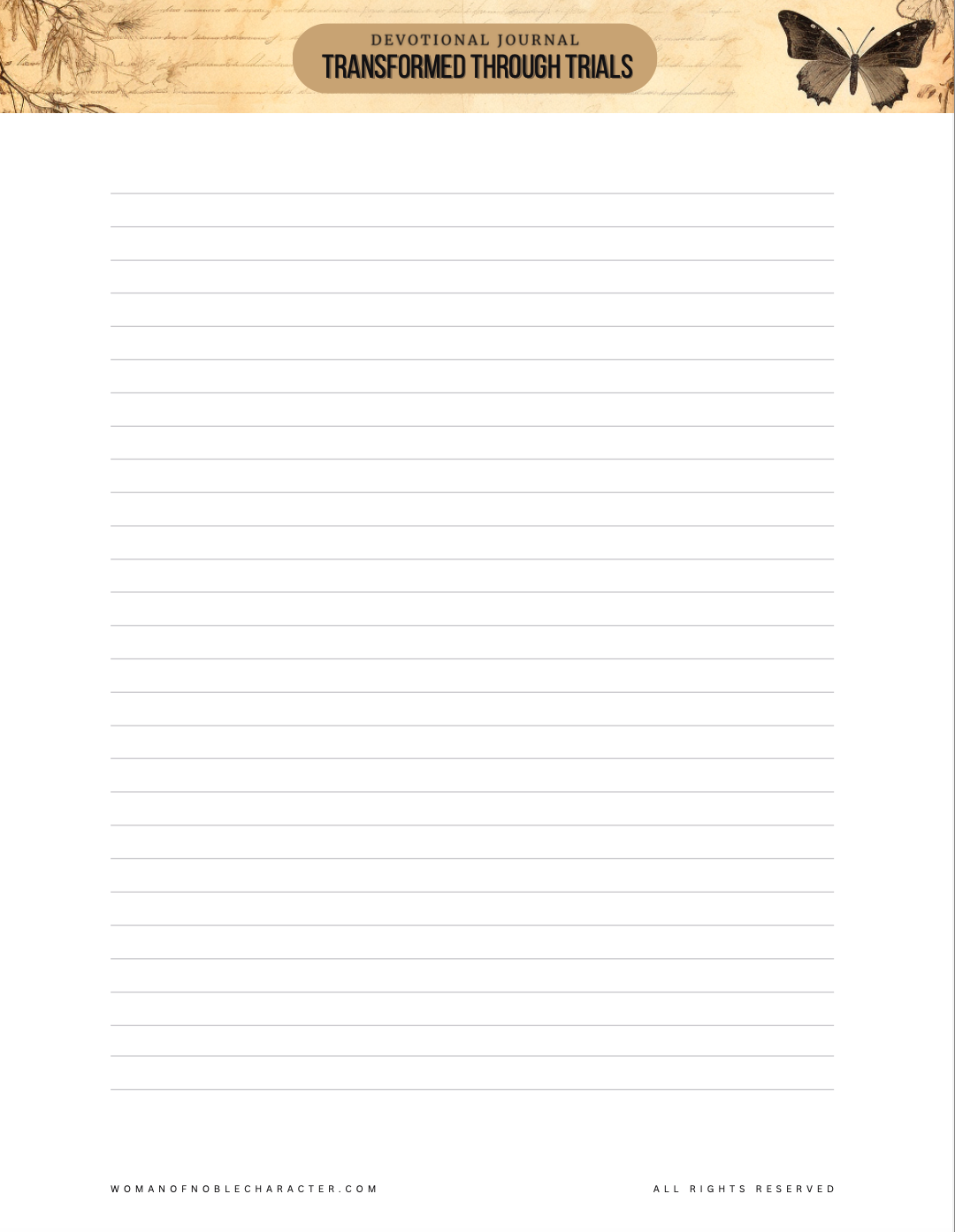 Transformed Through Trials: 21-Day Devotional | Strength, Faith & Growth in the Hard Seasons