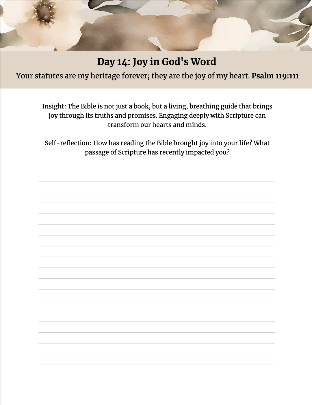 Finding Joy in the Journey | 21-Day Devotional & Journal for Christian Women