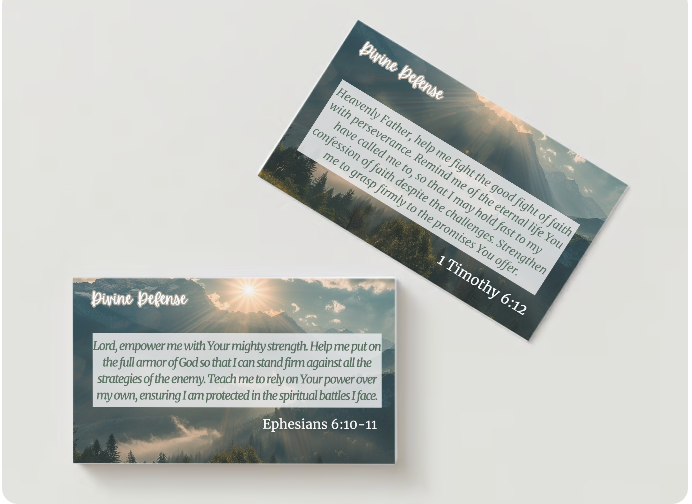 30-Day Spiritual Defense Devotional – Your Guide to Battling Spiritual Warfare with Scripture and Prayer