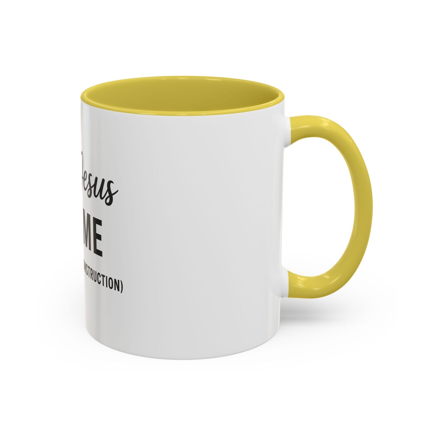 Try Jesus Not Me. I’m Still Under Construction™ Christian Coffee Mug – Funny Faith Gift for Women, Men, and Bible Study Groups