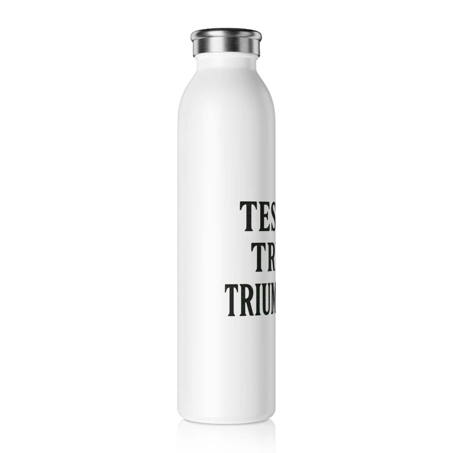 Tested. Tried. Triumphant.™ Water Bottle – Inspirational Christian Gift for Women, Overcomers & Everyday Victories