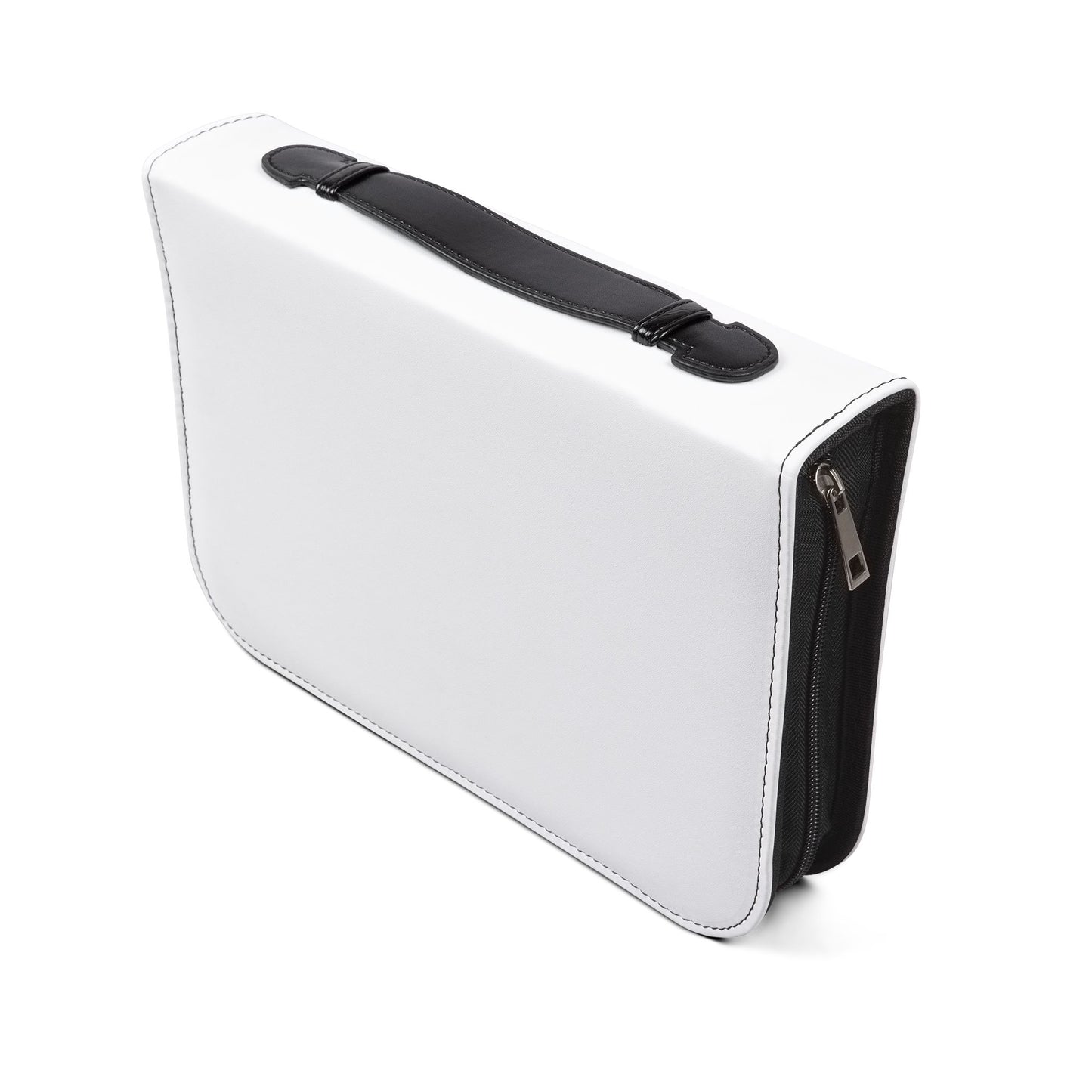 She Opens Her Bible - Feminine Zippered Bible Cover