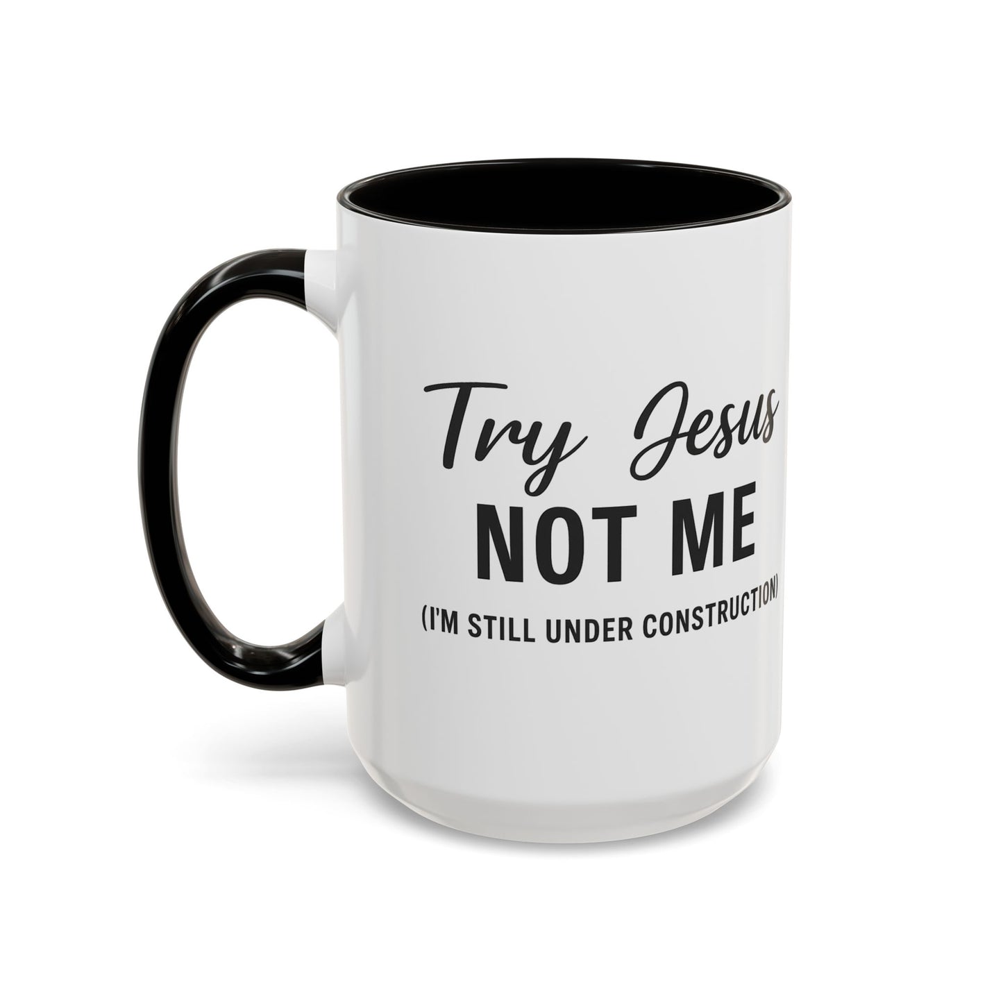 Jesus-Inspired Coffee Mug - Try Jesus Not Me (Funny Gift for Coffee Lovers, Inspirational Drinkware, Christian Humor, Unique Gift [...]
