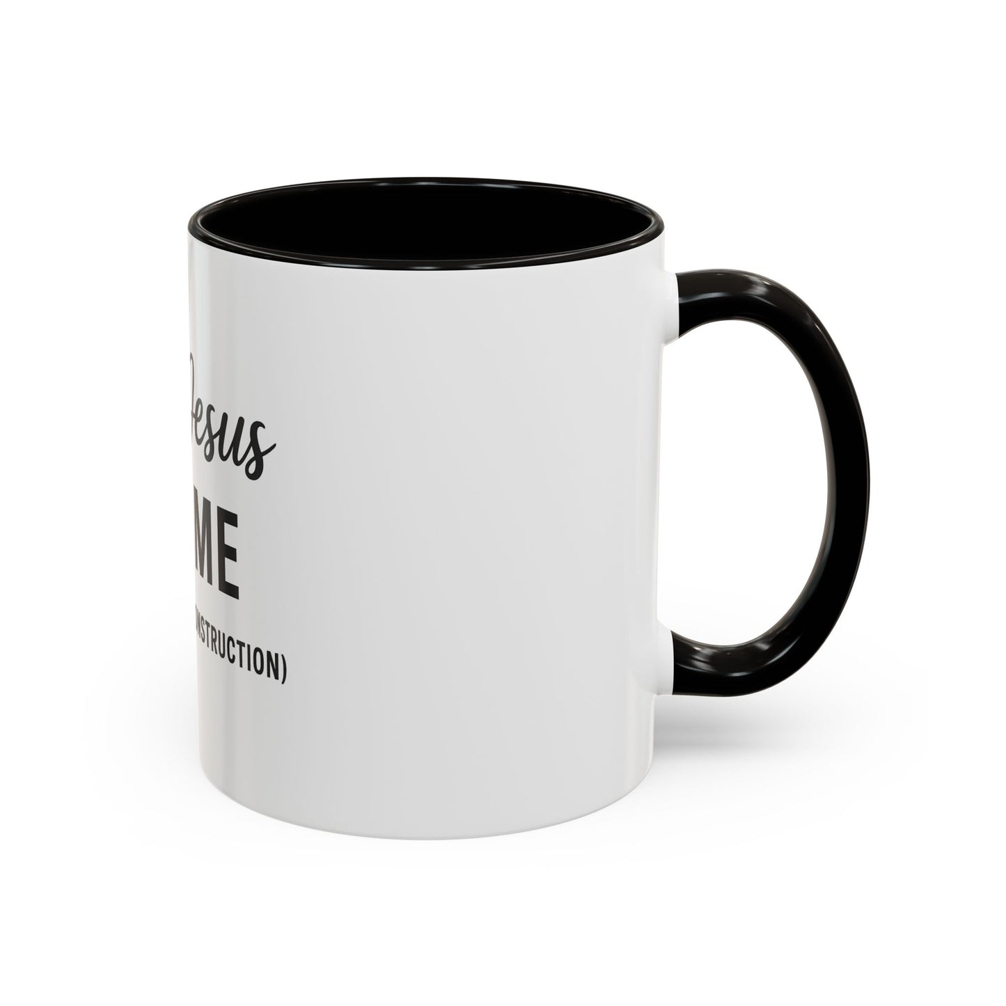 Try Jesus Not Me. I’m Still Under Construction™ Christian Coffee Mug – Funny Faith Gift for Women, Men, and Bible Study Groups