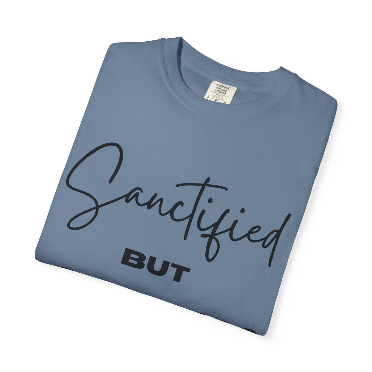 "Sanctified But Salty" Unisex T-Shirt – Funny Christian Tee for the Faithfully Feisty