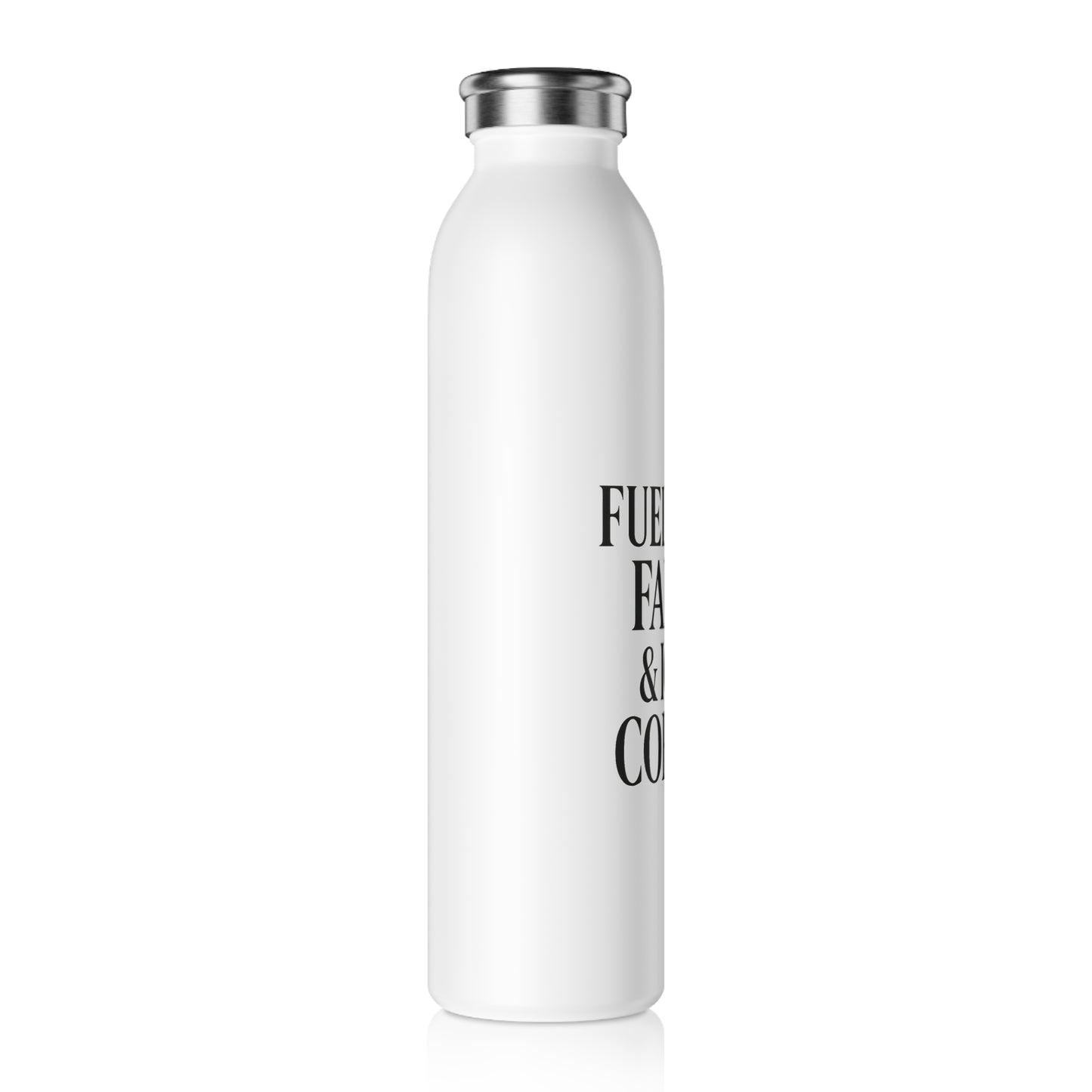 Fueled by Faith and Iced Coffee™ Water Bottle – Funny Christian Gift for Women, Coffee Lovers & On-the-Go Faith
