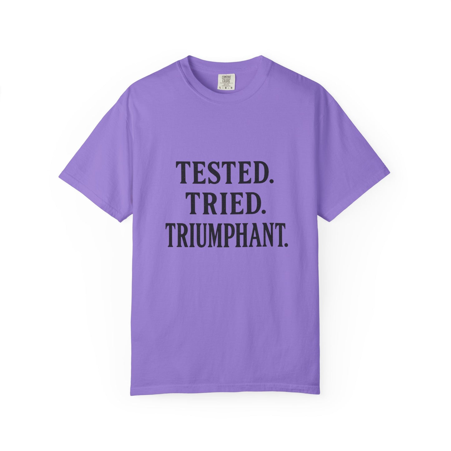 Tested. Tried. Triumphant.™ V-Neck T-Shirt – Sassy Christian Tee for Women Who Don’t Quit