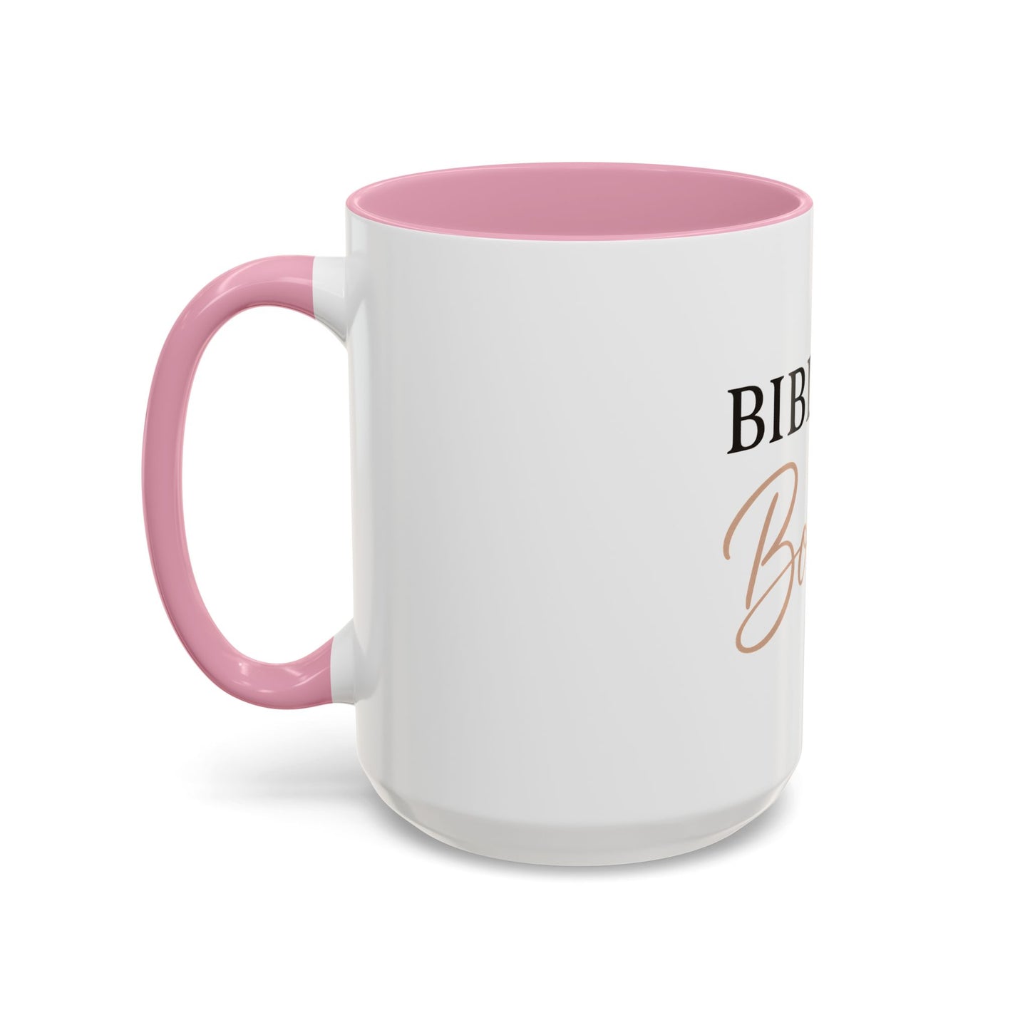 "Biblical & Bougie" Coffee Mug – Black Lettering Christian Mug for Faith-Filled Queens with Flavor