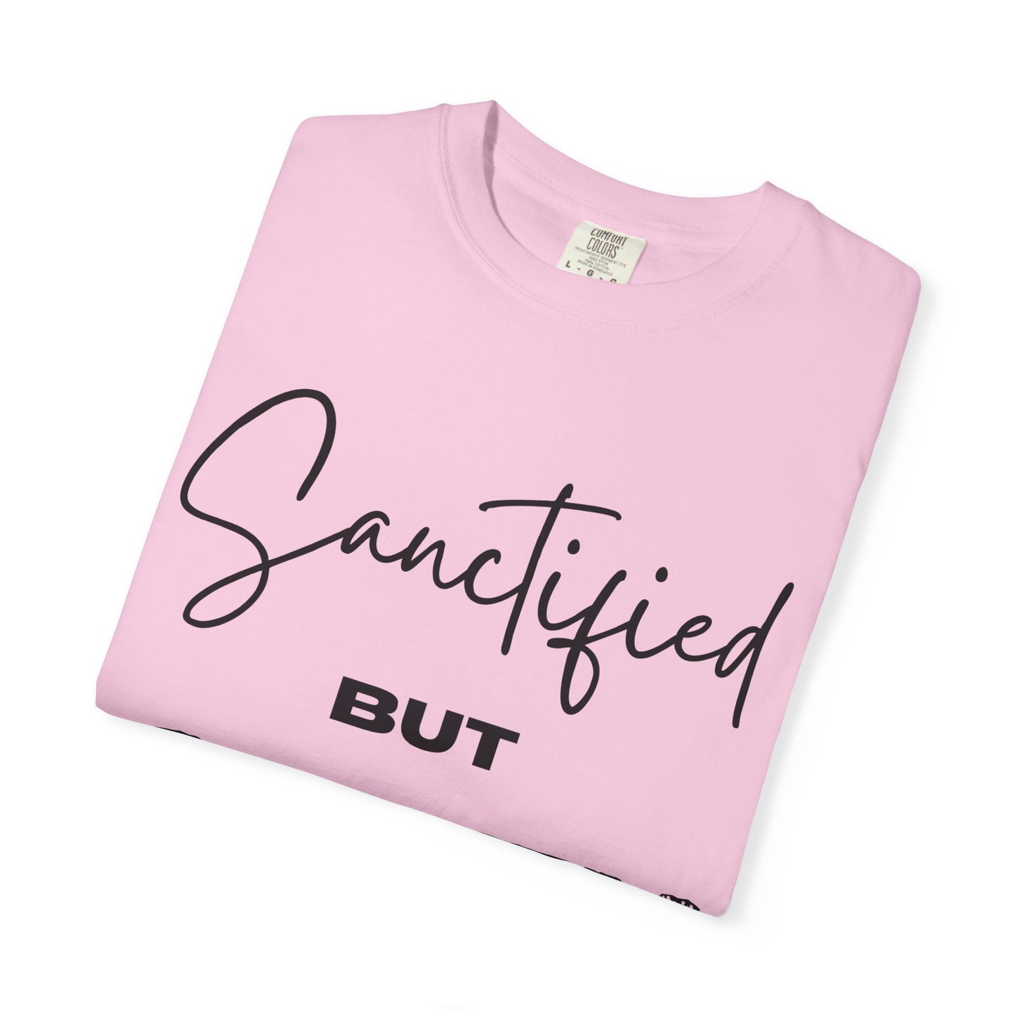 "Sanctified But Salty" Unisex T-Shirt – Funny Christian Tee for the Faithfully Feisty