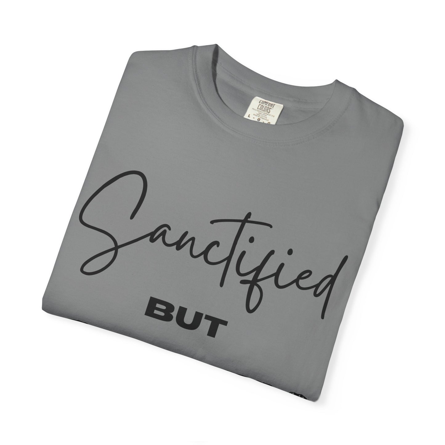 "Sanctified But Salty" Unisex T-Shirt – Funny Christian Tee for the Faithfully Feisty