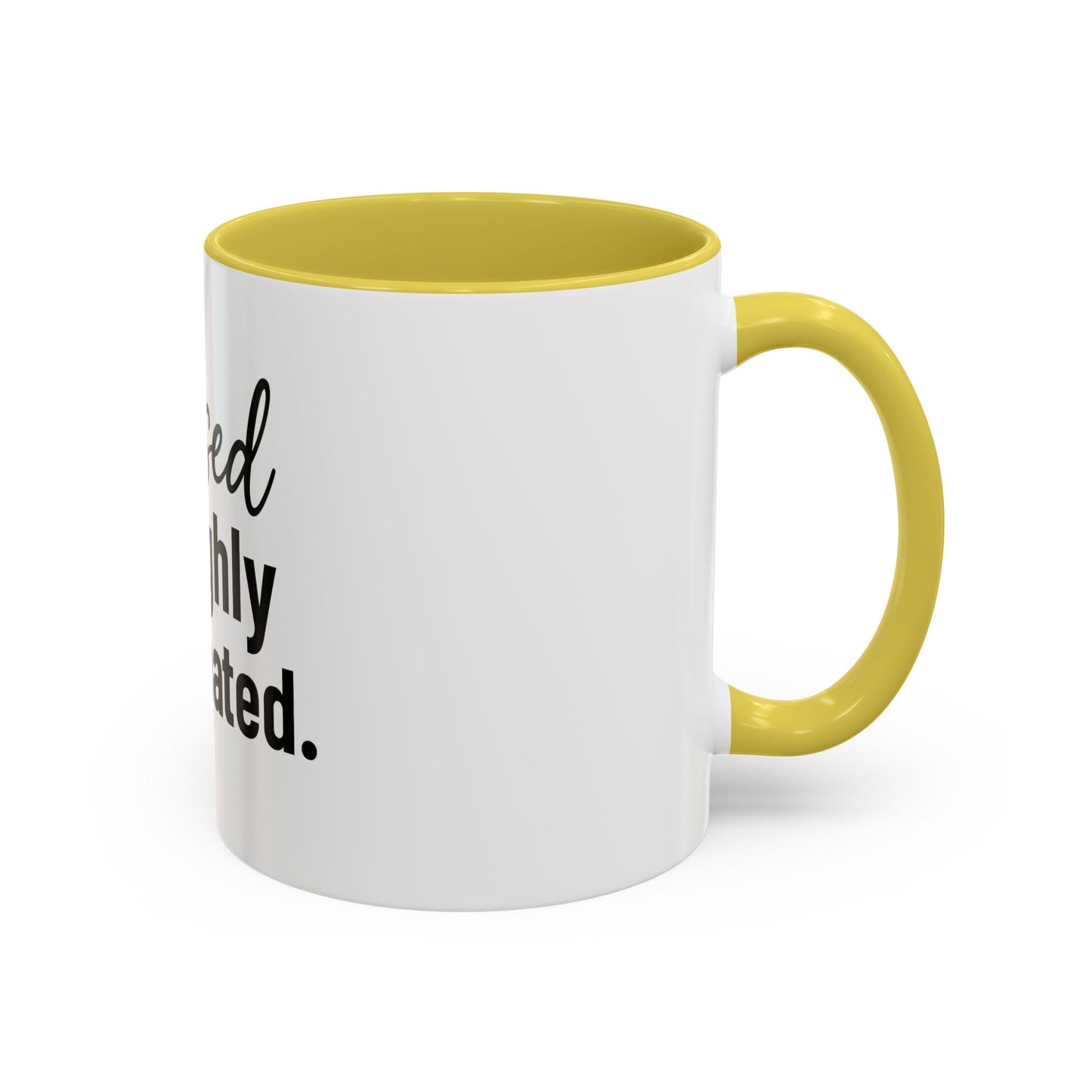 Blessed & Highly Caffienated Colorful Scripture Mugs – 11 oz & 15 oz Ceramic • Pop Then Pray