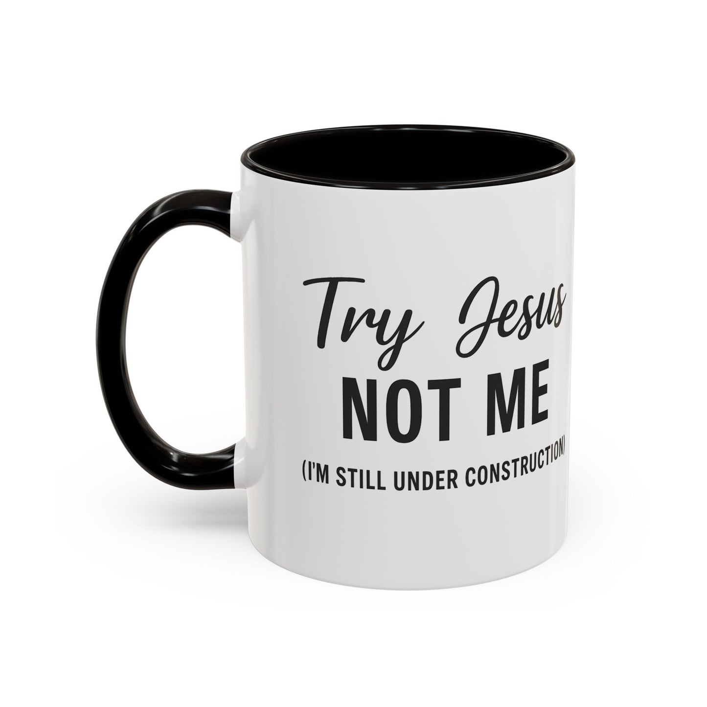 Jesus-Inspired Coffee Mug - Try Jesus Not Me (Funny Gift for Coffee Lovers, Inspirational Drinkware, Christian Humor, Unique Gift [...]