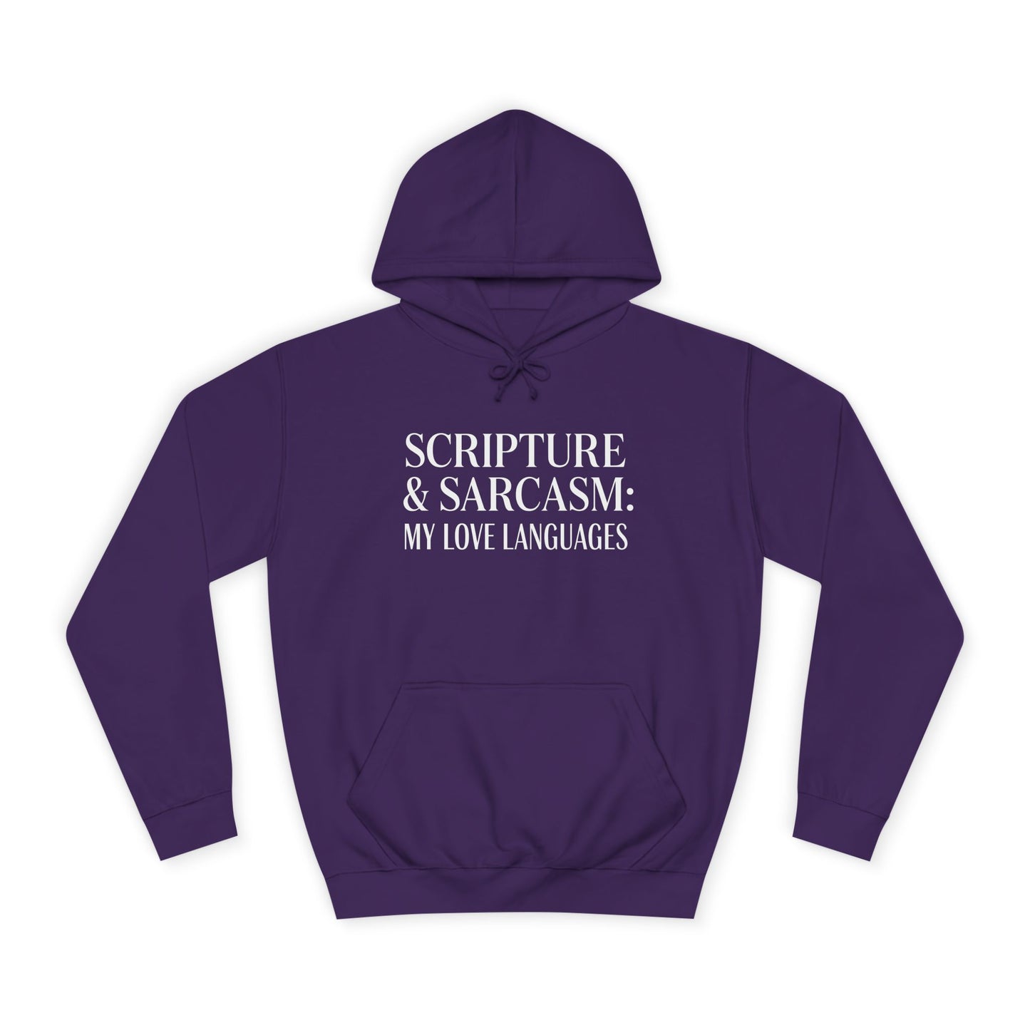 Scripture & Sarcasm College Hoodie | Unisex Casual Sweatshirt, Funny Gift for Him/Her, College Apparel, Cozy Hoodie for Students, [...]