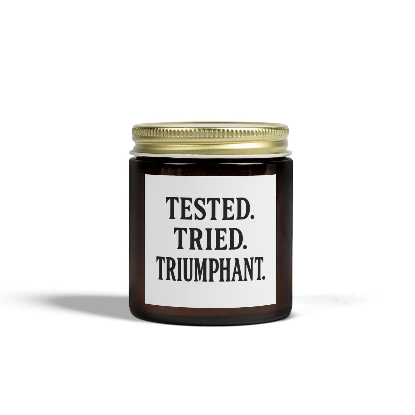 Tested. Tried. Triumphant. | Scented Candle Collection | Coconut Apricot Wax | Perfect for Relaxation & Gifting