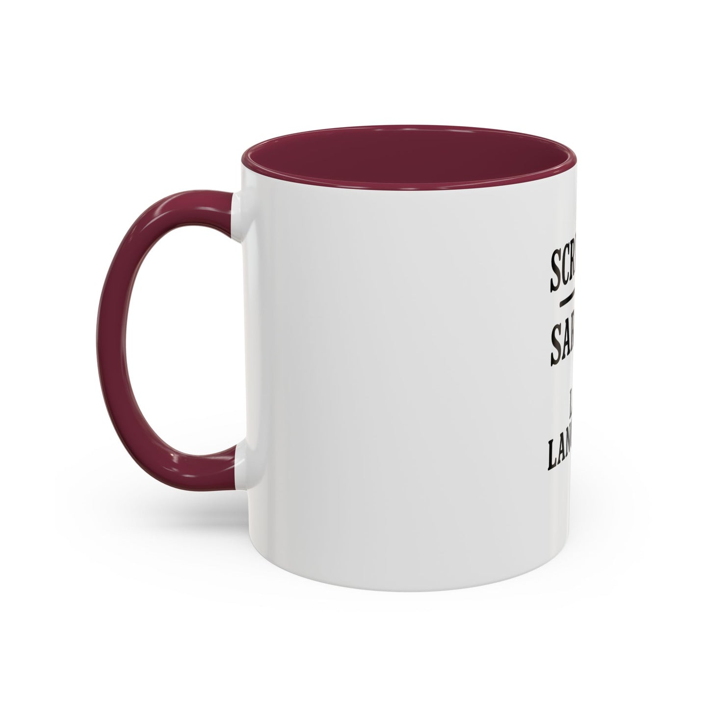 Scripture & Sarcasm. My Love Languages™ Coffee Mug – Funny Christian Gift for Women, Friends & Bible Study