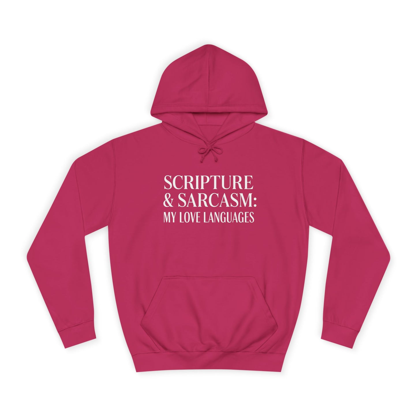 Scripture & Sarcasm College Hoodie | Unisex Casual Sweatshirt, Funny Gift for Him/Her, College Apparel, Cozy Hoodie for Students, [...]