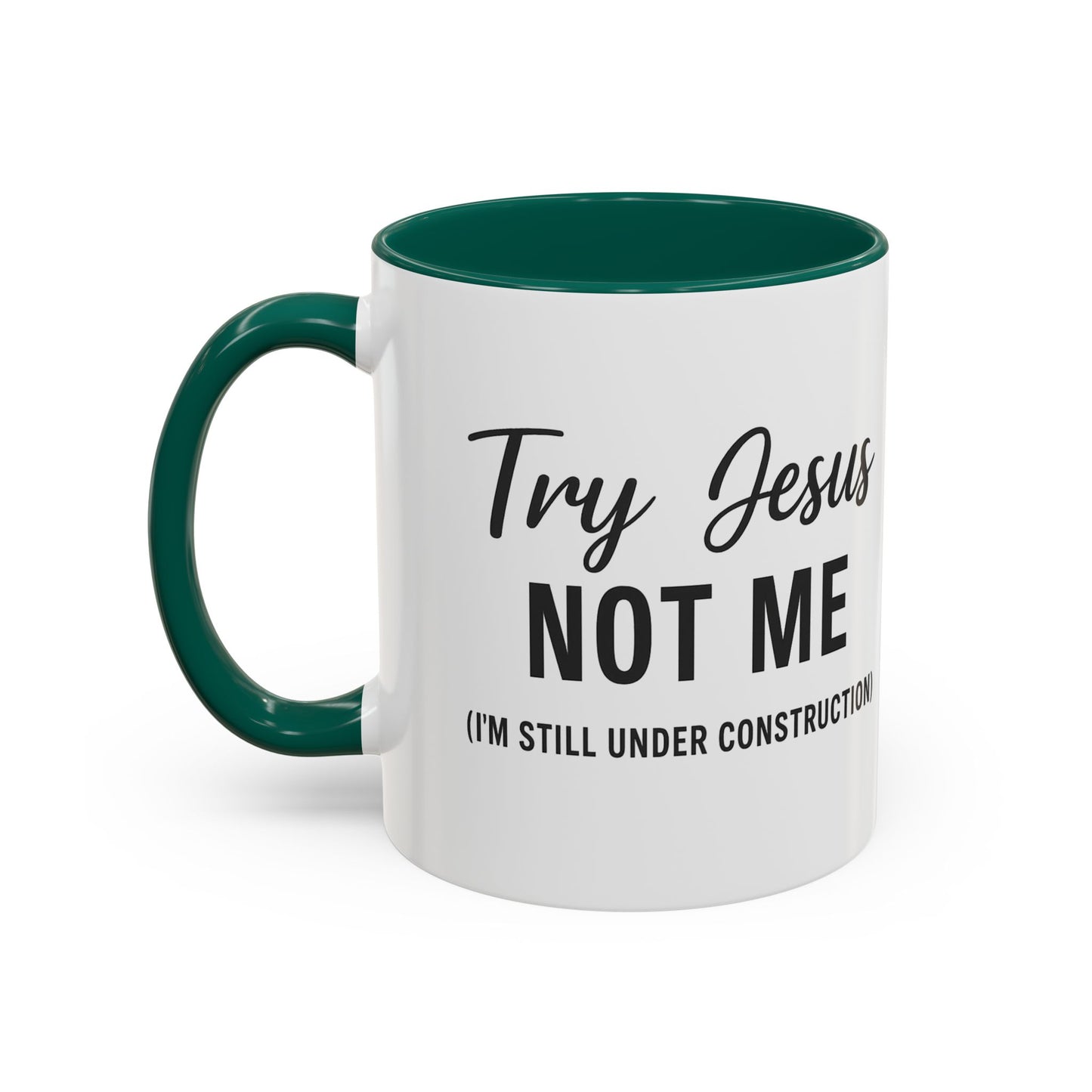 Jesus-Inspired Coffee Mug - Try Jesus Not Me (Funny Gift for Coffee Lovers, Inspirational Drinkware, Christian Humor, Unique Gift [...]