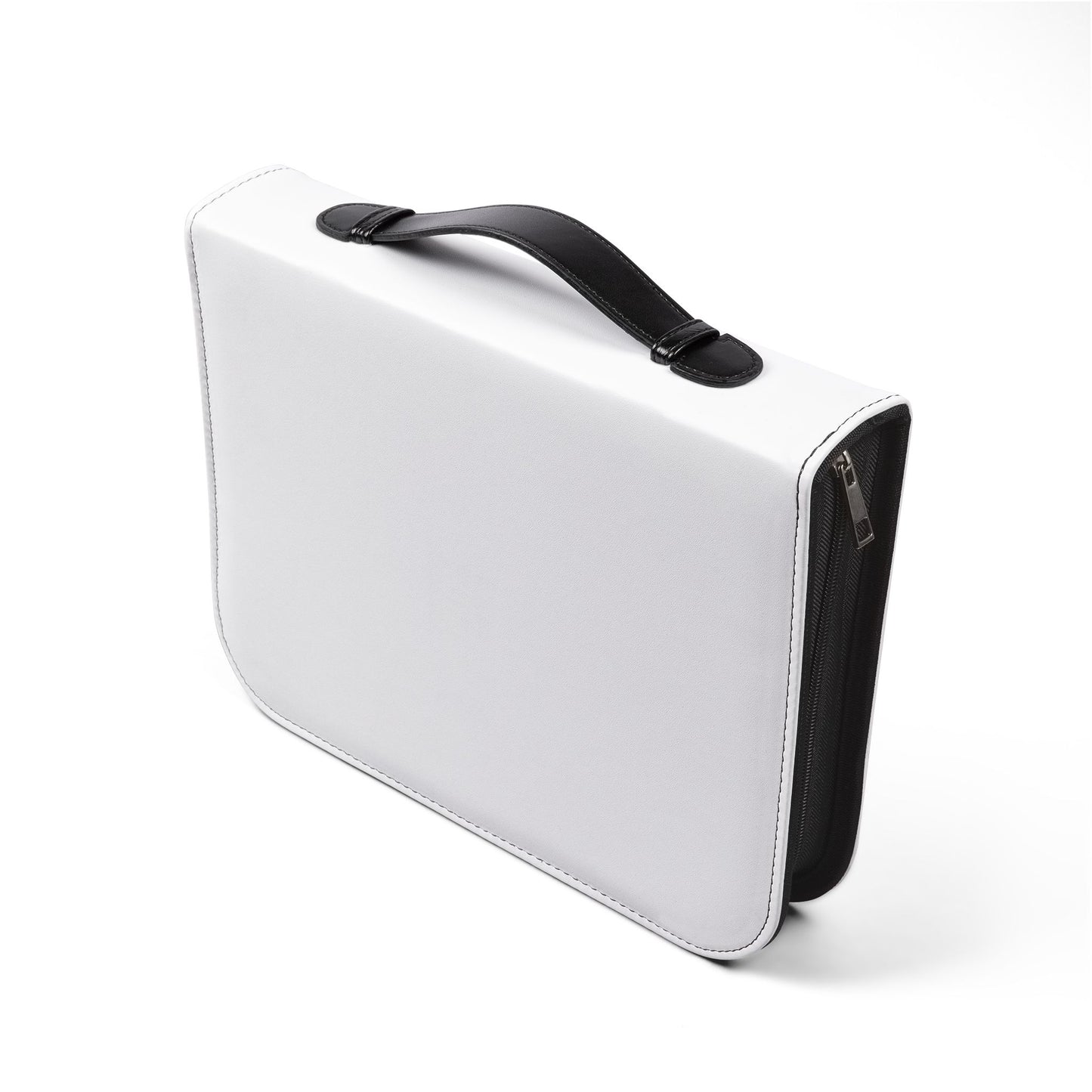 She Opens Her Bible - Feminine Zippered Bible Cover