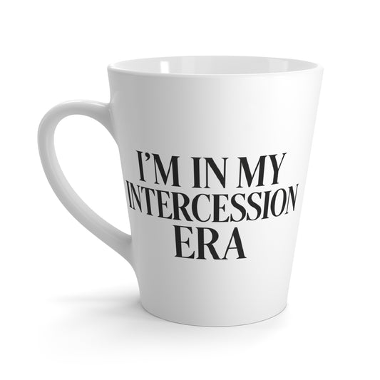 Inspirational Latte Mug, Perfect Gift for Coffee Lovers, Motivational Drinkware, Home Office Decor, Tea Mug, Intercession Era