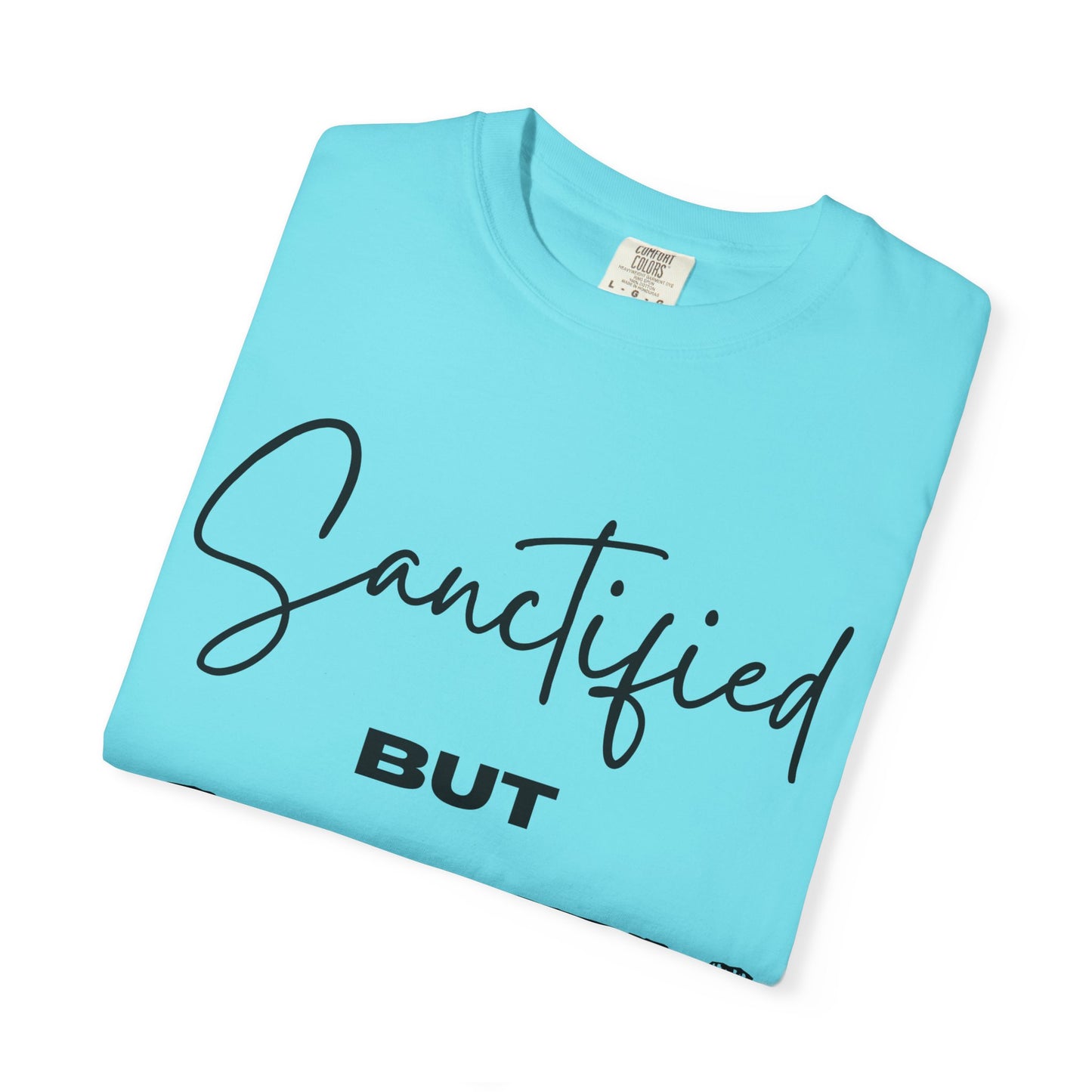"Sanctified But Salty" Unisex T-Shirt – Funny Christian Tee for the Faithfully Feisty