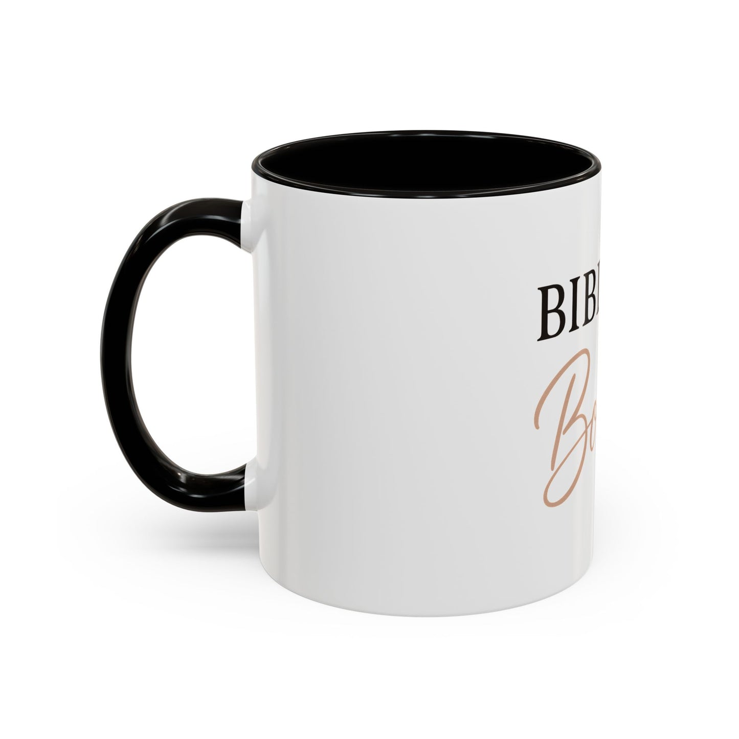 "Biblical & Bougie" Coffee Mug – Black Lettering Christian Mug for Faith-Filled Queens with Flavor