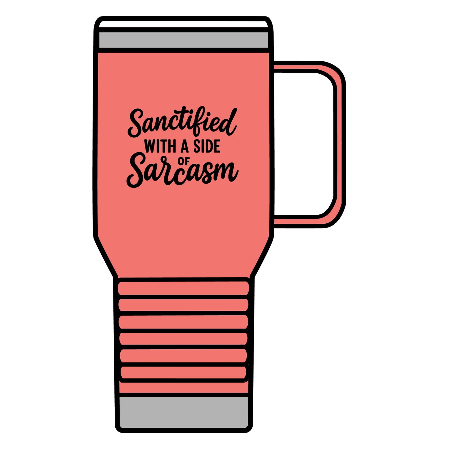 Sarcastic 20 oz Travel Mug – Double‑Wall Stainless Steel • Sassy Coffee & Tea Companion