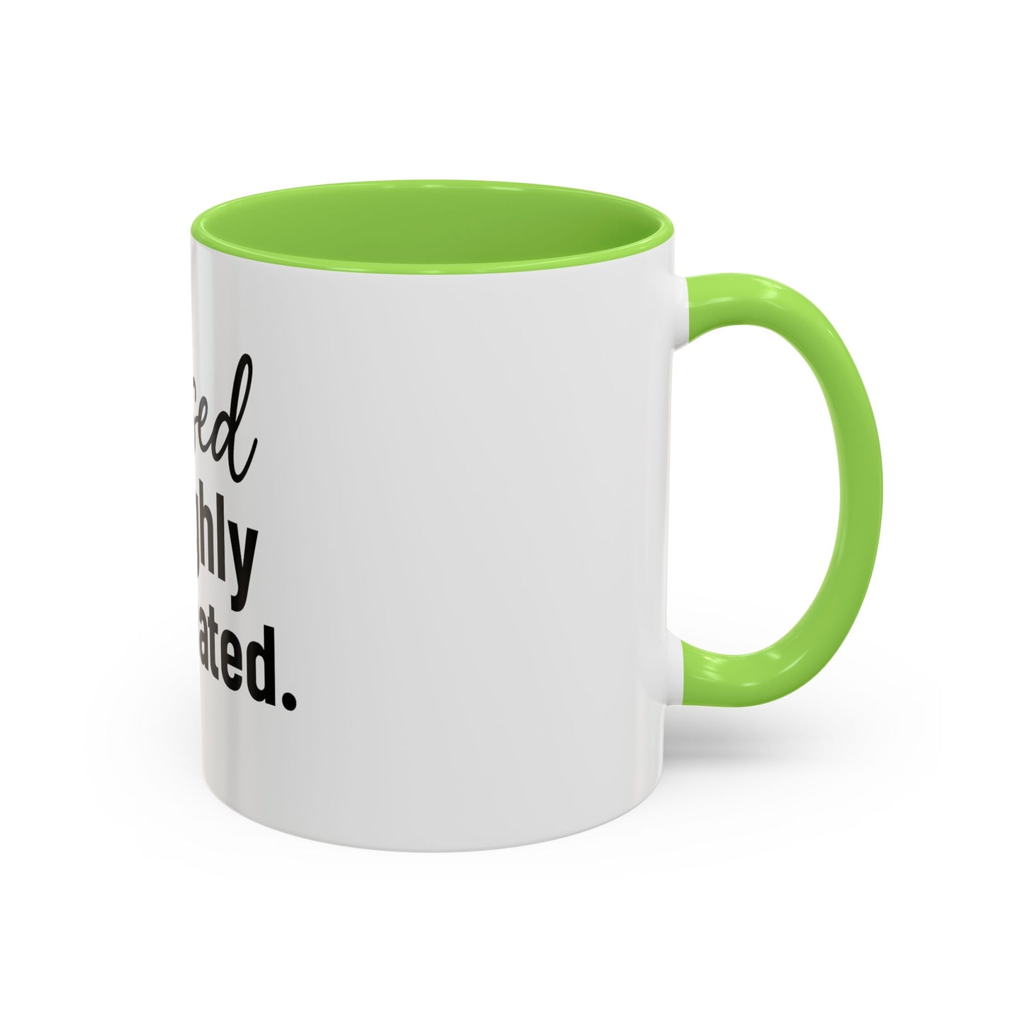 Blessed & Highly Caffienated Colorful Scripture Mugs – 11 oz & 15 oz Ceramic • Pop Then Pray