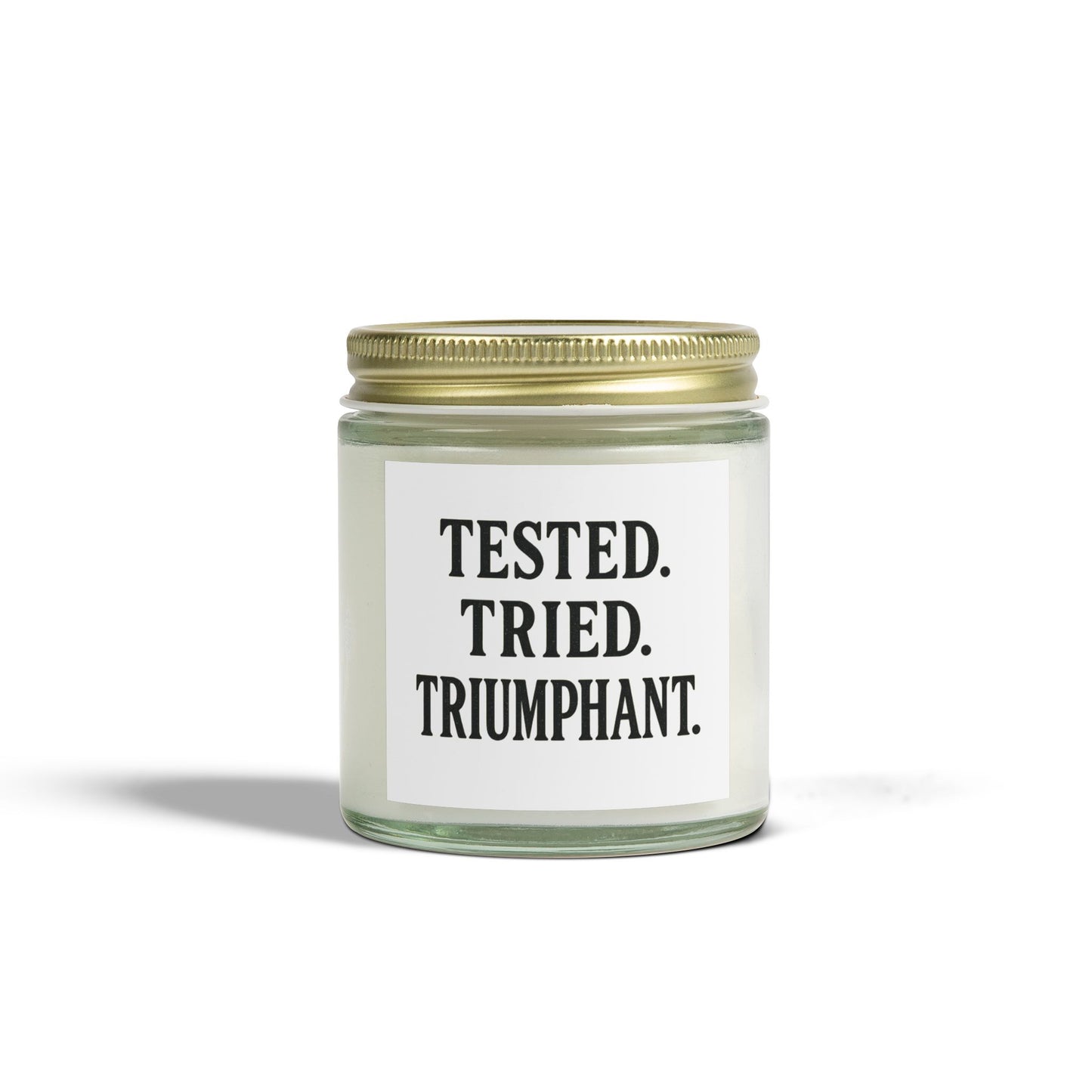Tested. Tried. Triumphant. | Scented Candle Collection | Coconut Apricot Wax | Perfect for Relaxation & Gifting