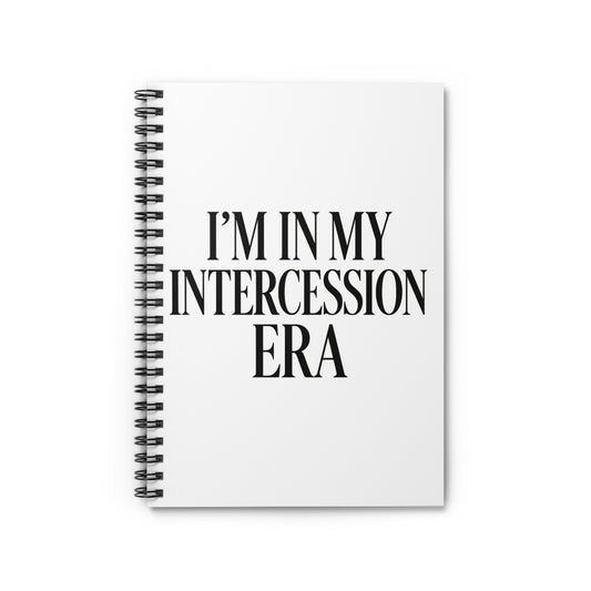 Intercession Era Spiral Notebook | Journaling, Prayer Requests, School Notes, Gift for Friends, Inspirational Writing