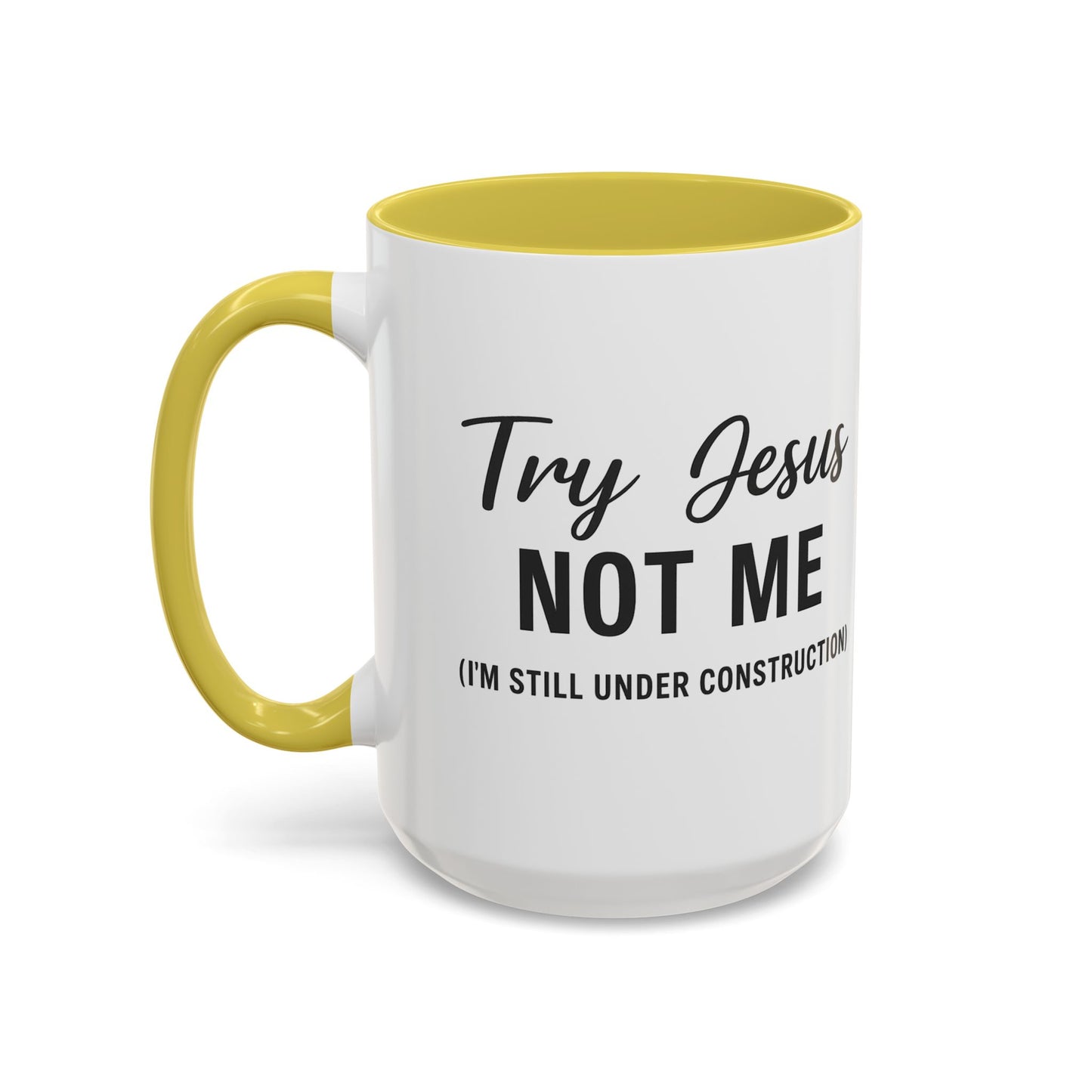Jesus-Inspired Coffee Mug - Try Jesus Not Me (Funny Gift for Coffee Lovers, Inspirational Drinkware, Christian Humor, Unique Gift [...]