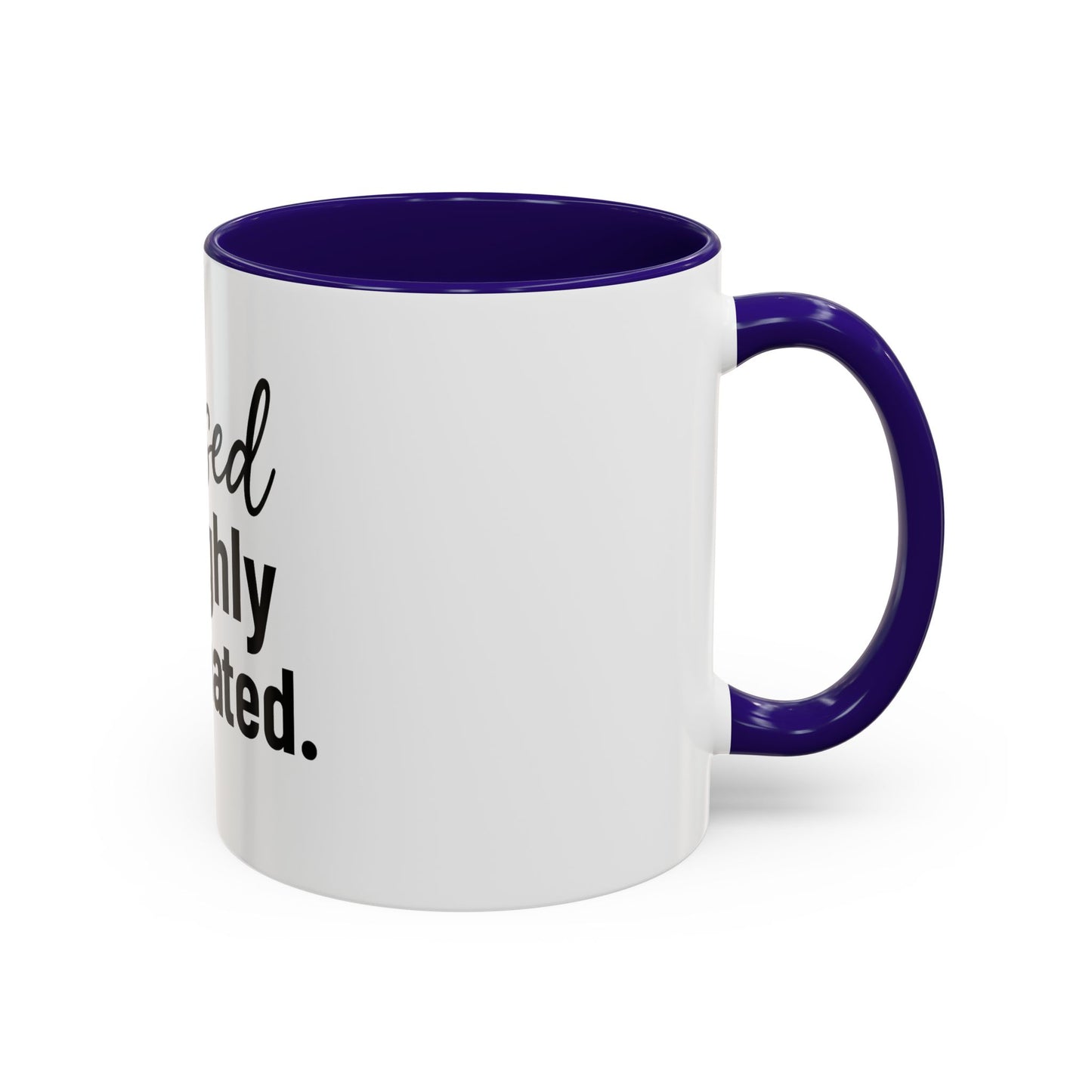 Blessed & Highly Caffienated Colorful Scripture Mugs – 11 oz & 15 oz Ceramic • Pop Then Pray