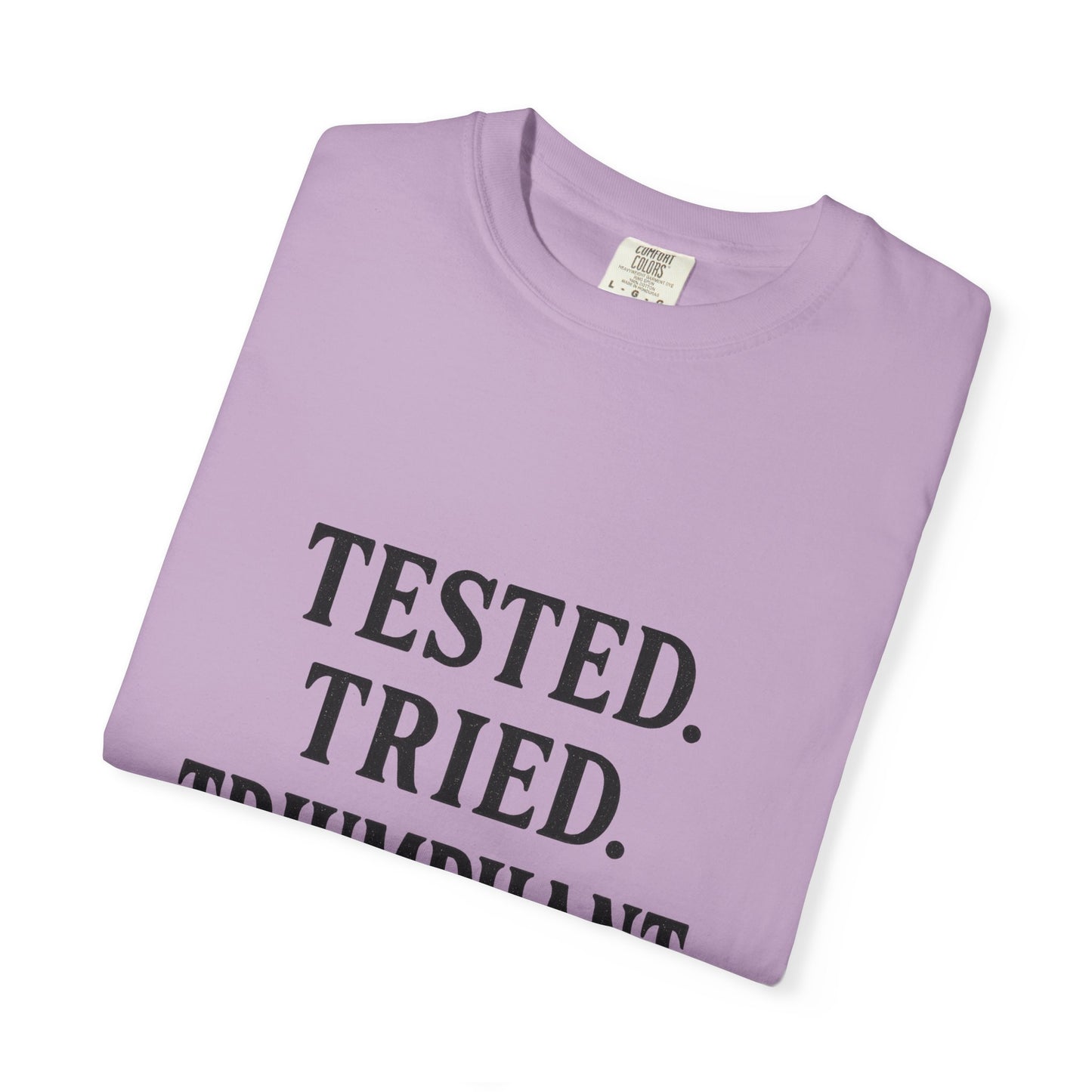 Tested. Tried. Triumphant.™ V-Neck T-Shirt – Sassy Christian Tee for Women Who Don’t Quit