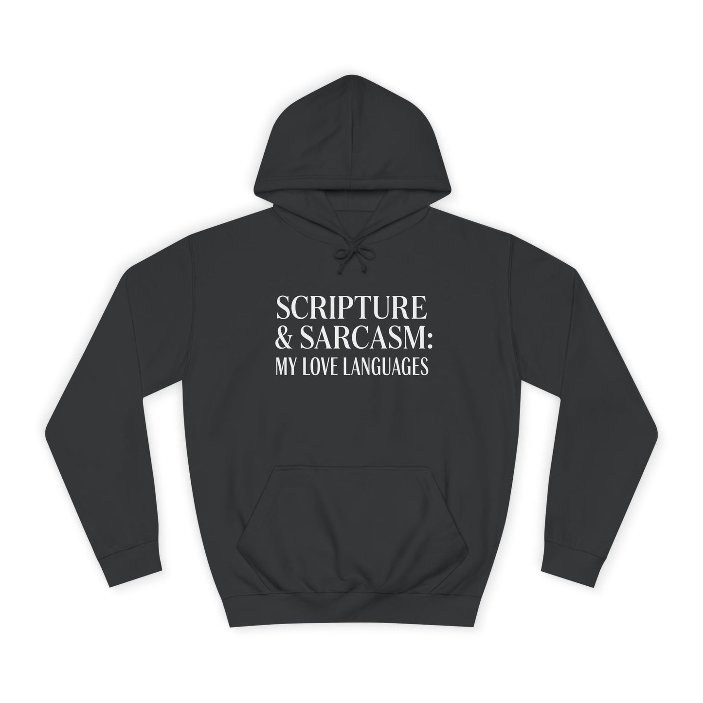 Scripture & Sarcasm College Hoodie | Unisex Casual Sweatshirt, Funny Gift for Him/Her, College Apparel, Cozy Hoodie for Students, [...]