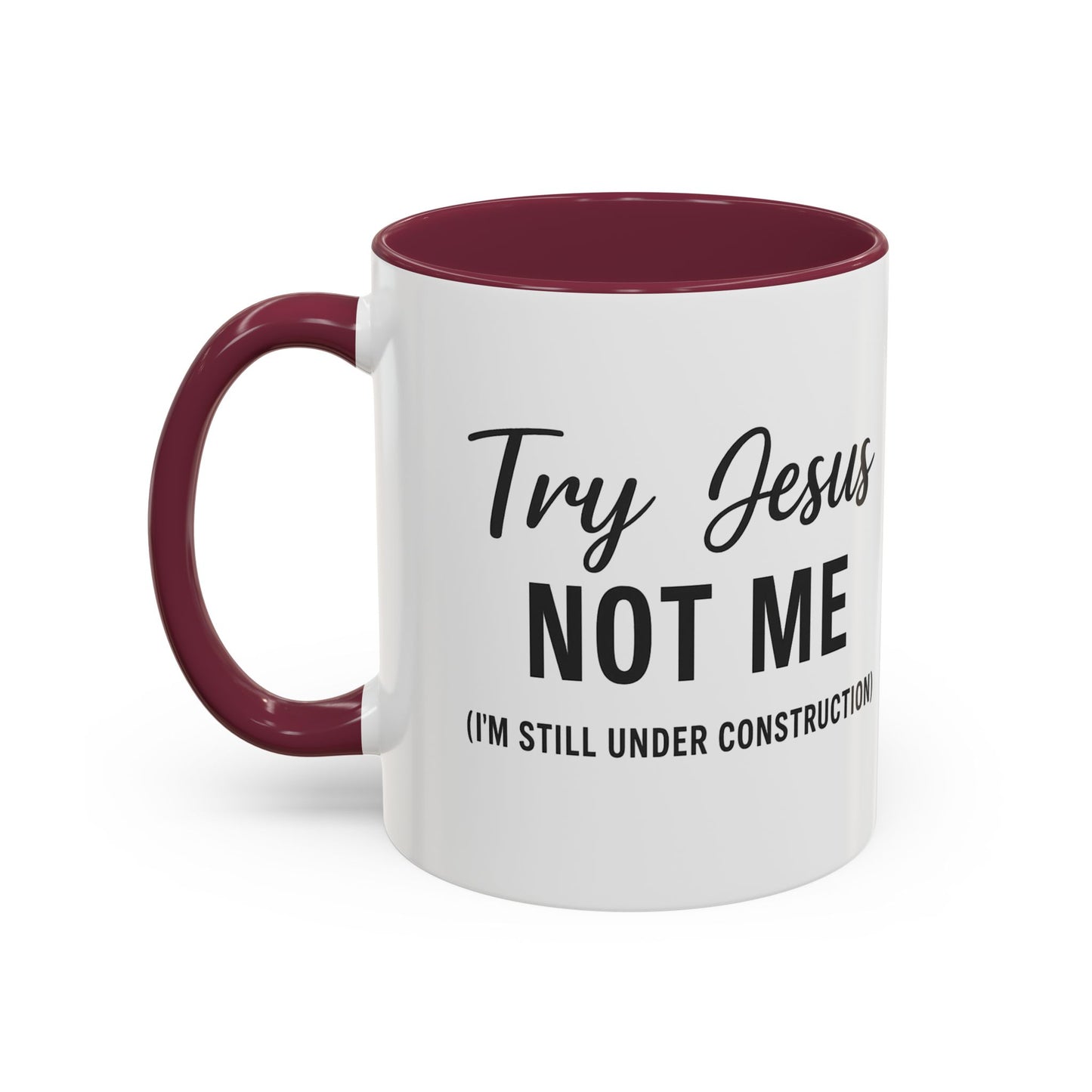 Jesus-Inspired Coffee Mug - Try Jesus Not Me (Funny Gift for Coffee Lovers, Inspirational Drinkware, Christian Humor, Unique Gift [...]