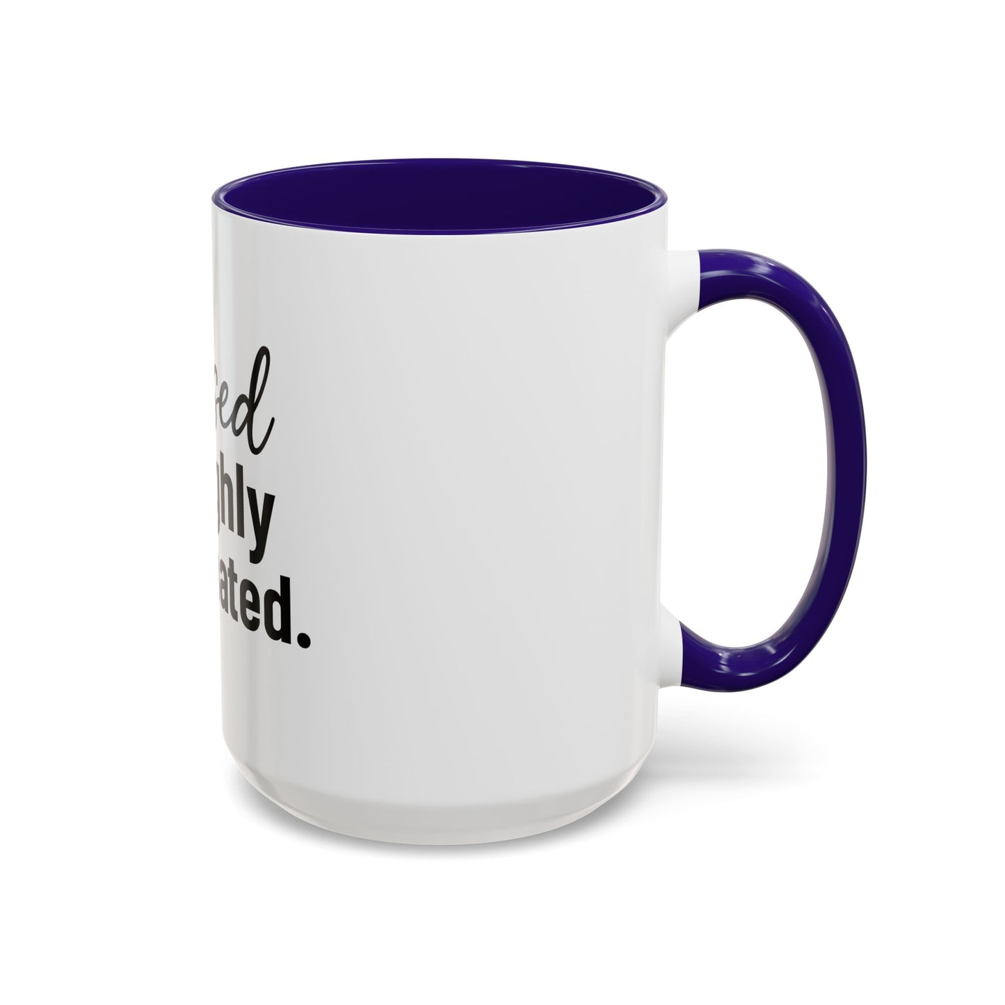 Blessed & Highly Caffienated Colorful Scripture Mugs – 11 oz & 15 oz Ceramic • Pop Then Pray