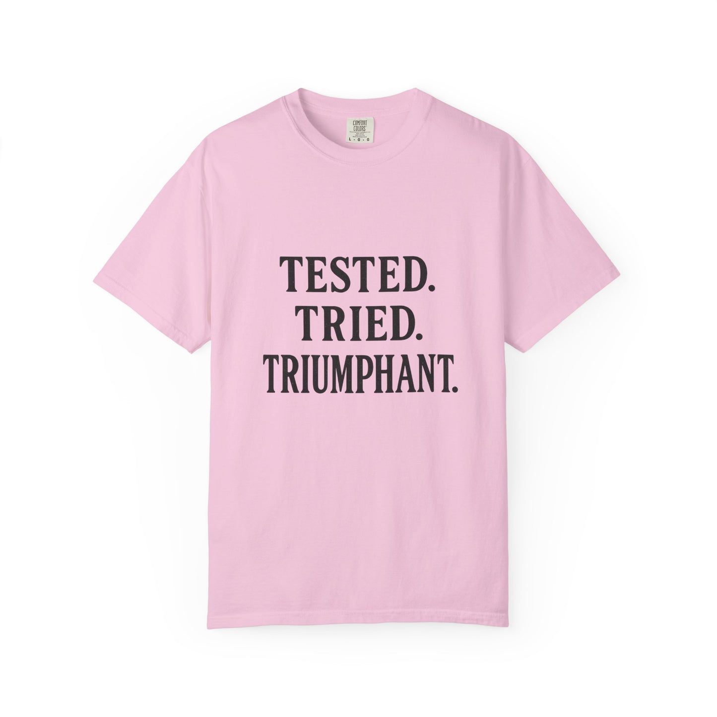 Tested. Tried. Triumphant.™ V-Neck T-Shirt – Sassy Christian Tee for Women Who Don’t Quit