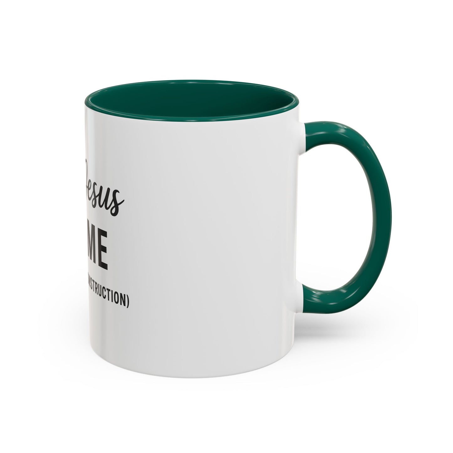 Try Jesus Not Me. I’m Still Under Construction™ Christian Coffee Mug – Funny Faith Gift for Women, Men, and Bible Study Groups