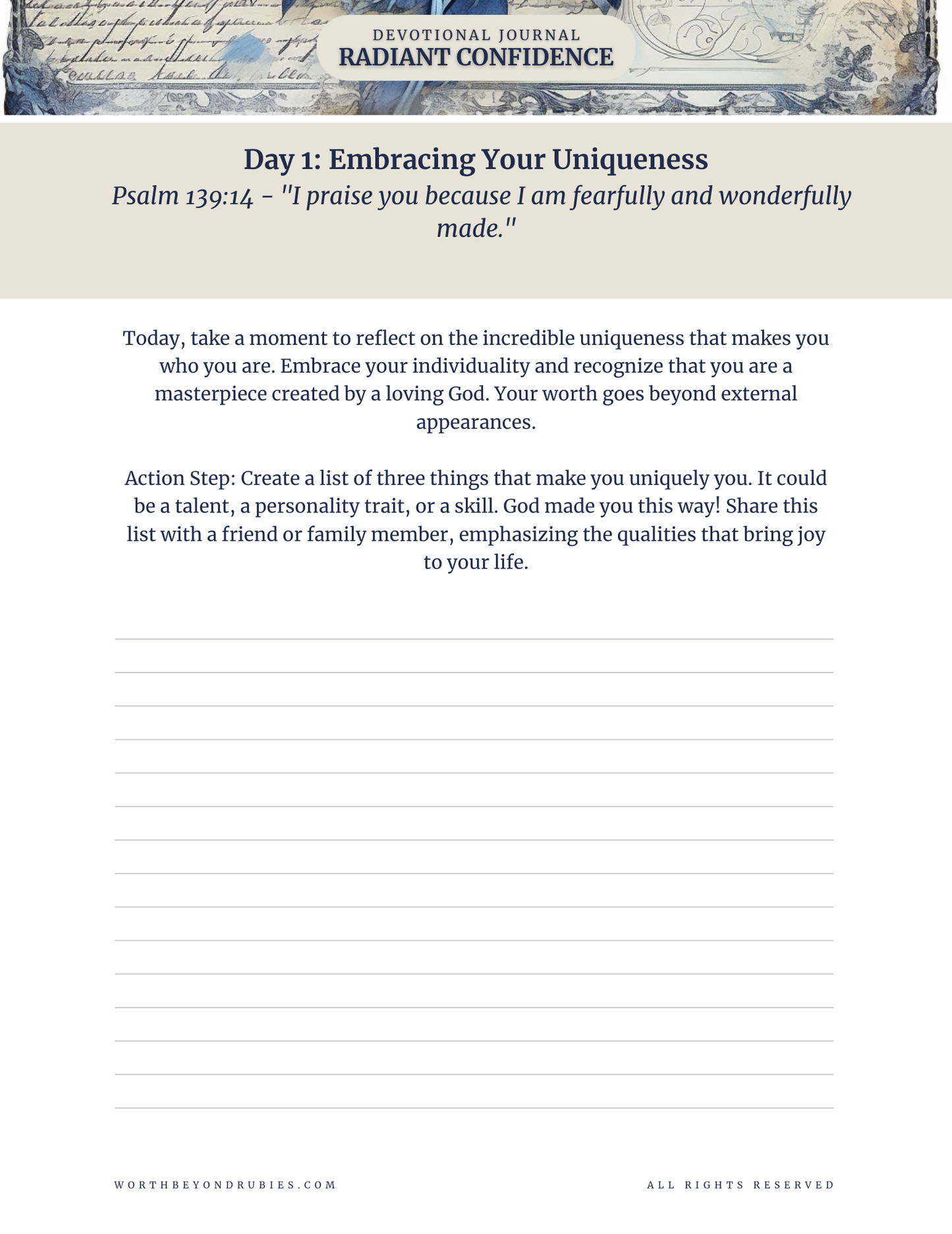 Teen Devotional Mini Pack – Empowering Faith for Teens Through Guided Reflection