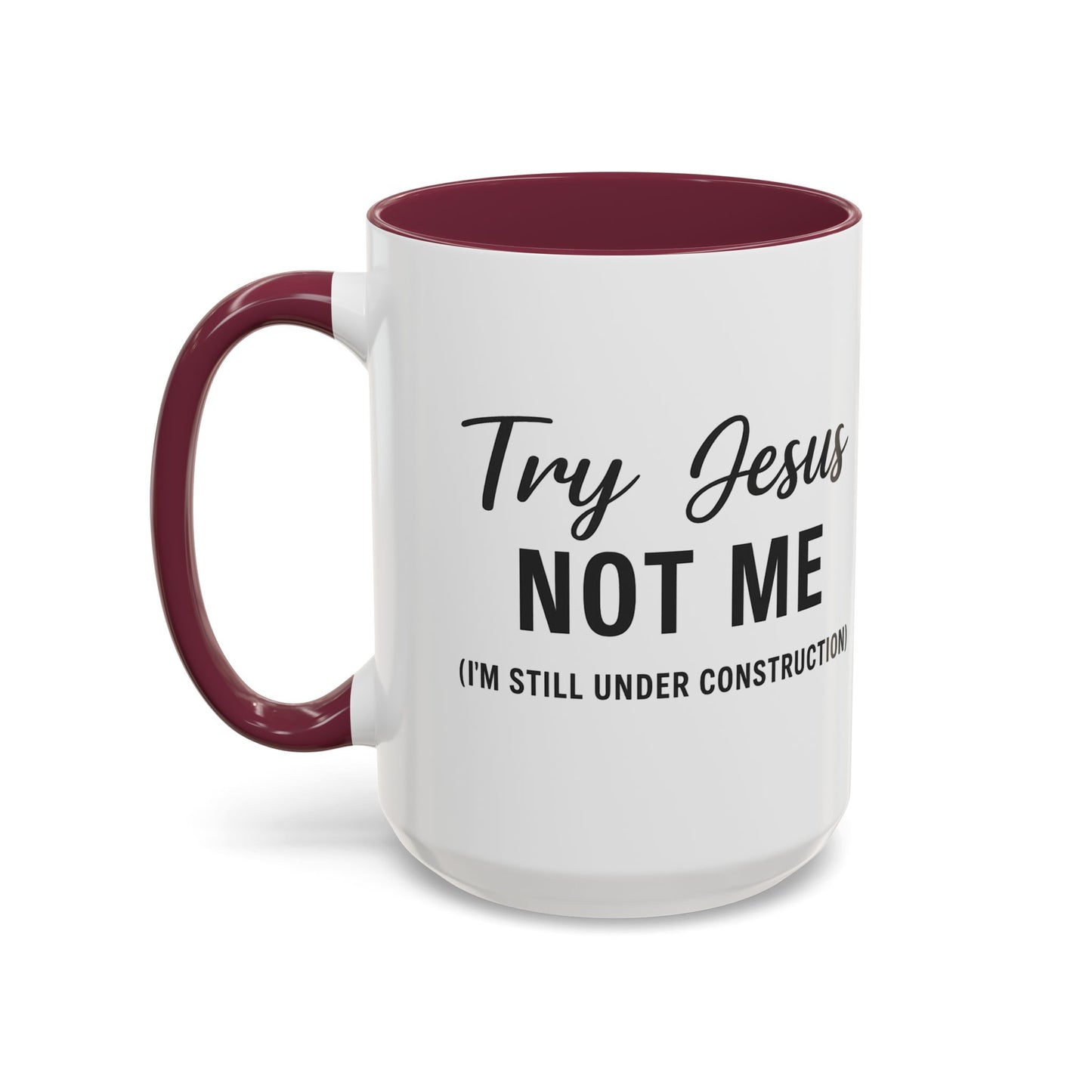 Jesus-Inspired Coffee Mug - Try Jesus Not Me (Funny Gift for Coffee Lovers, Inspirational Drinkware, Christian Humor, Unique Gift [...]