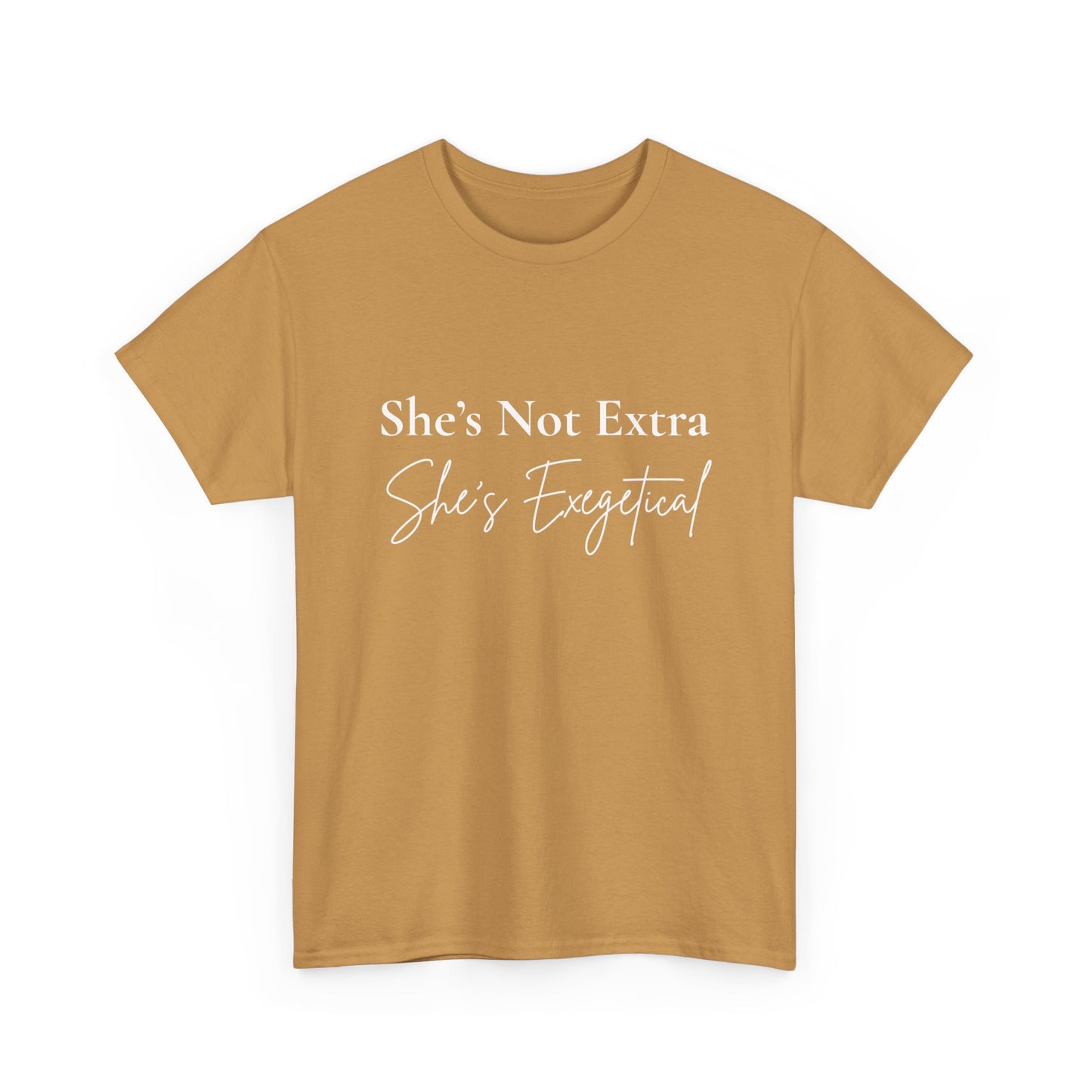 “She’s Not Extra. She’s Exegetical.” Tee – Bold Round‑Neck Statement Shirt