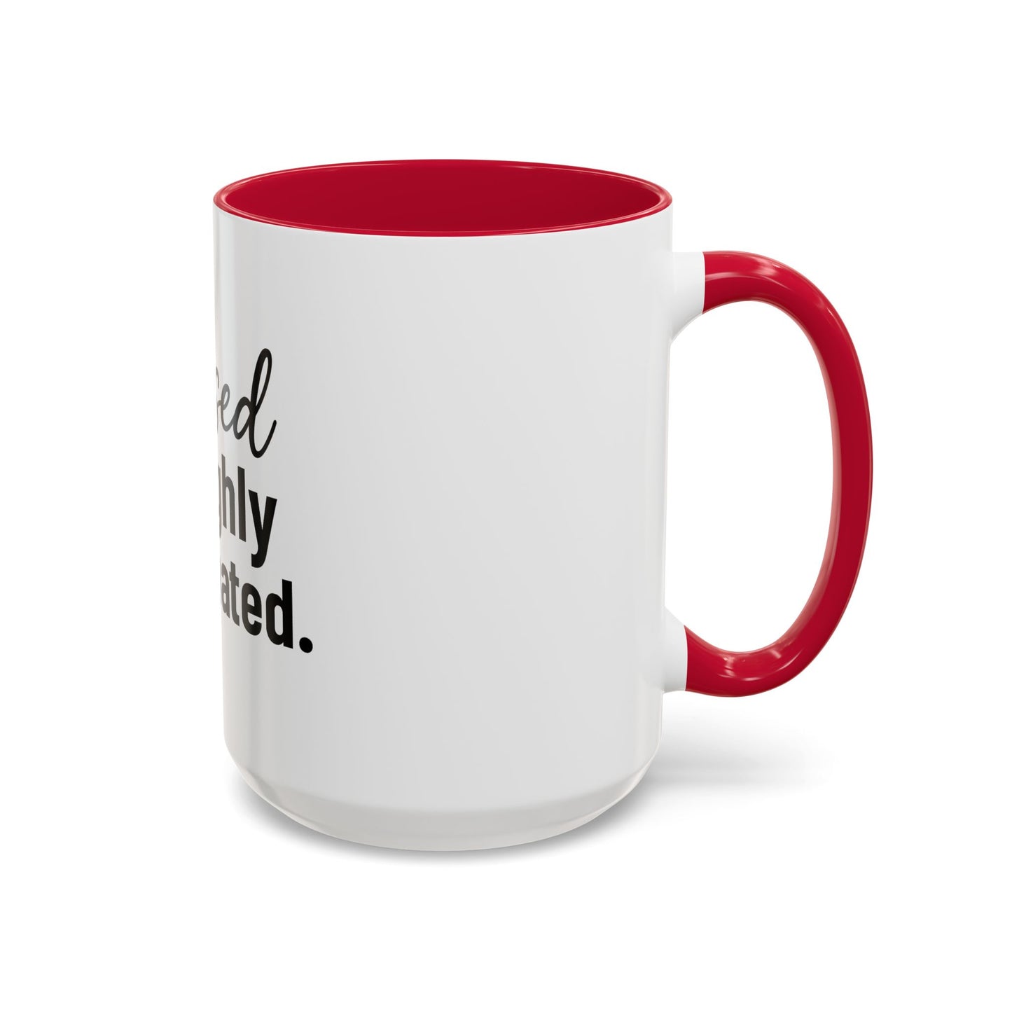 Blessed & Highly Caffienated Colorful Scripture Mugs – 11 oz & 15 oz Ceramic • Pop Then Pray