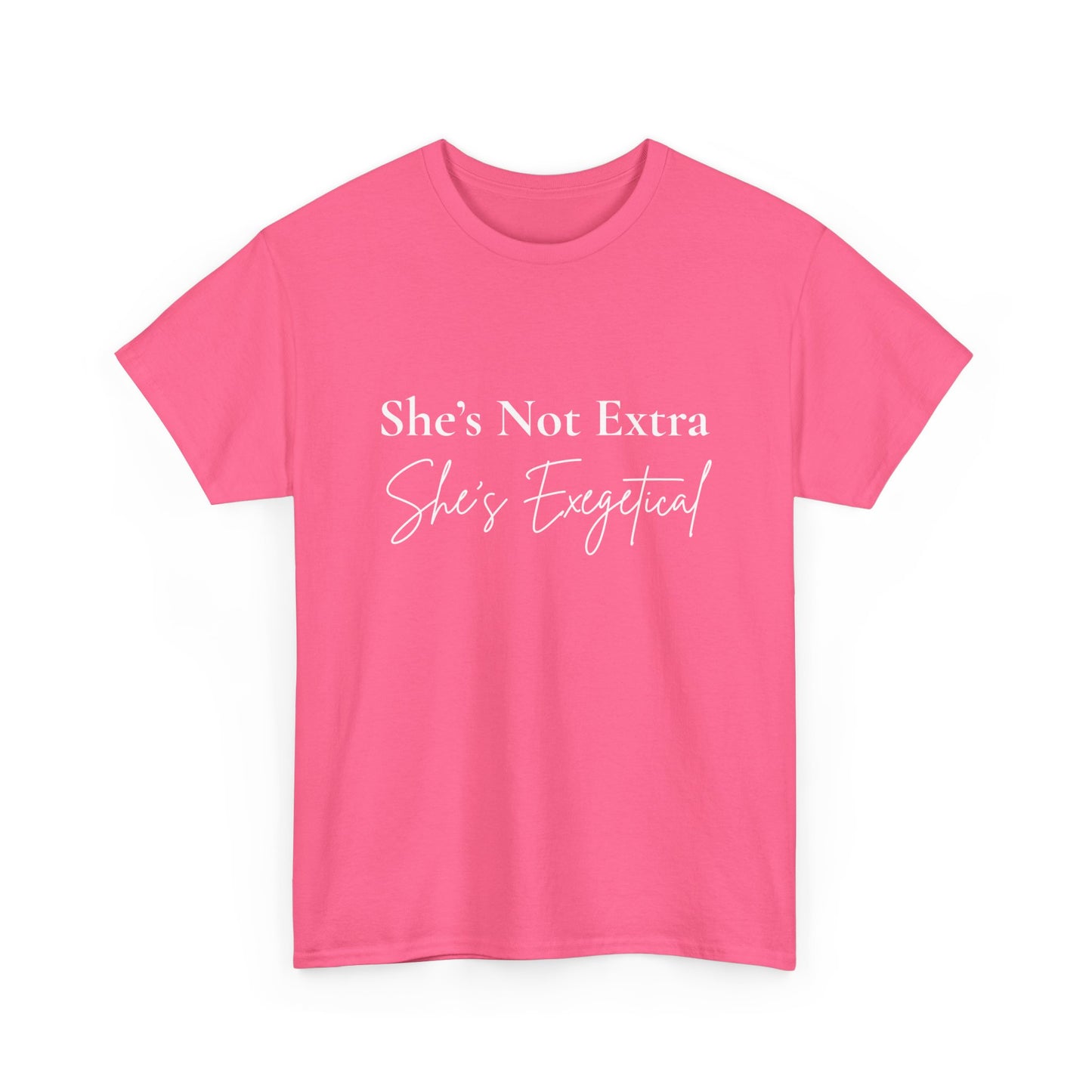 “She’s Not Extra. She’s Exegetical.” Tee – Bold Round‑Neck Statement Shirt