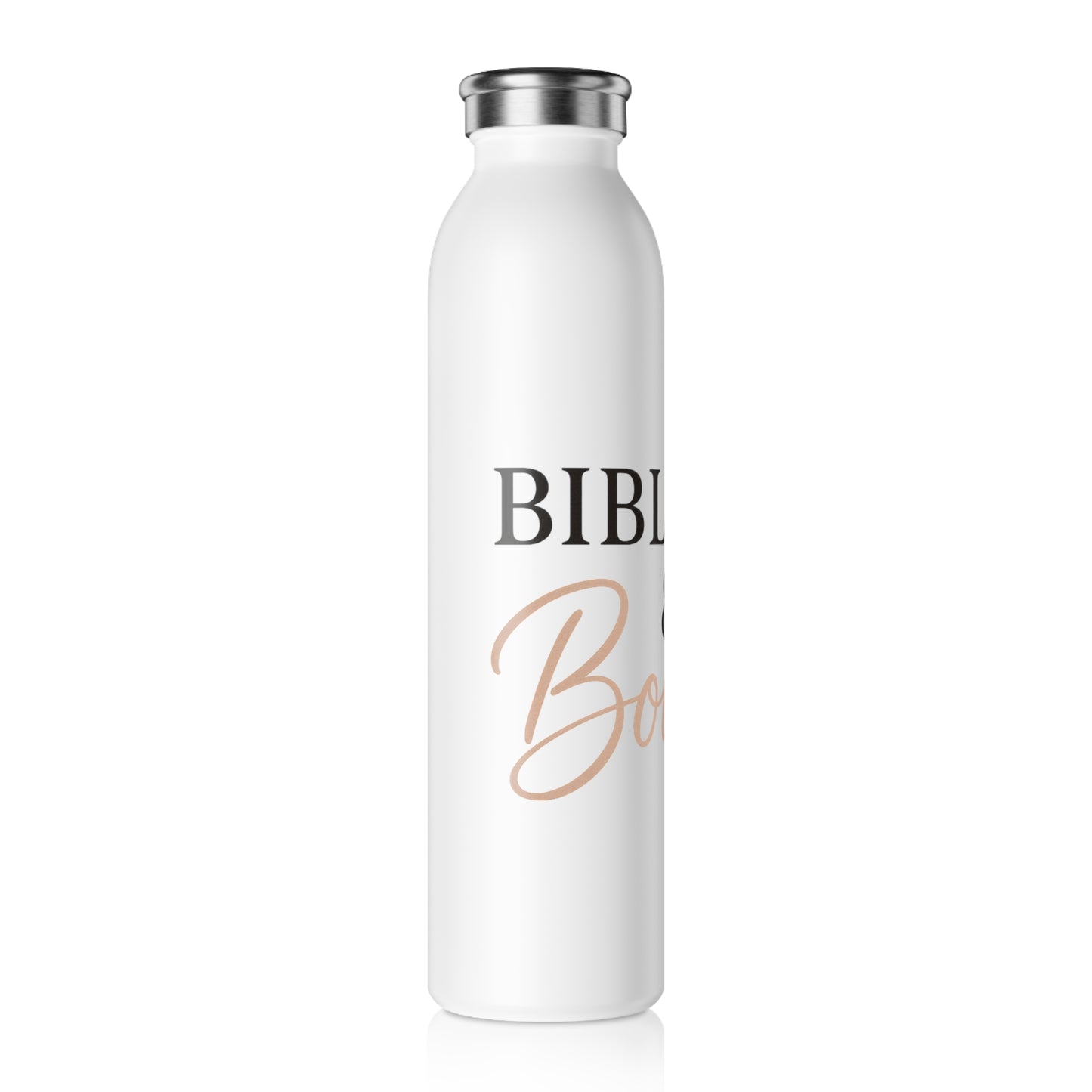 Biblical & Bougie™ Water Bottle – Sassy Christian Gift for Women, Bible Study & On-the-Go Faith