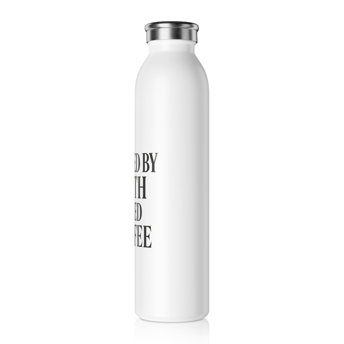 Fueled by Faith and Iced Coffee™ Water Bottle – Funny Christian Gift for Women, Coffee Lovers & On-the-Go Faith