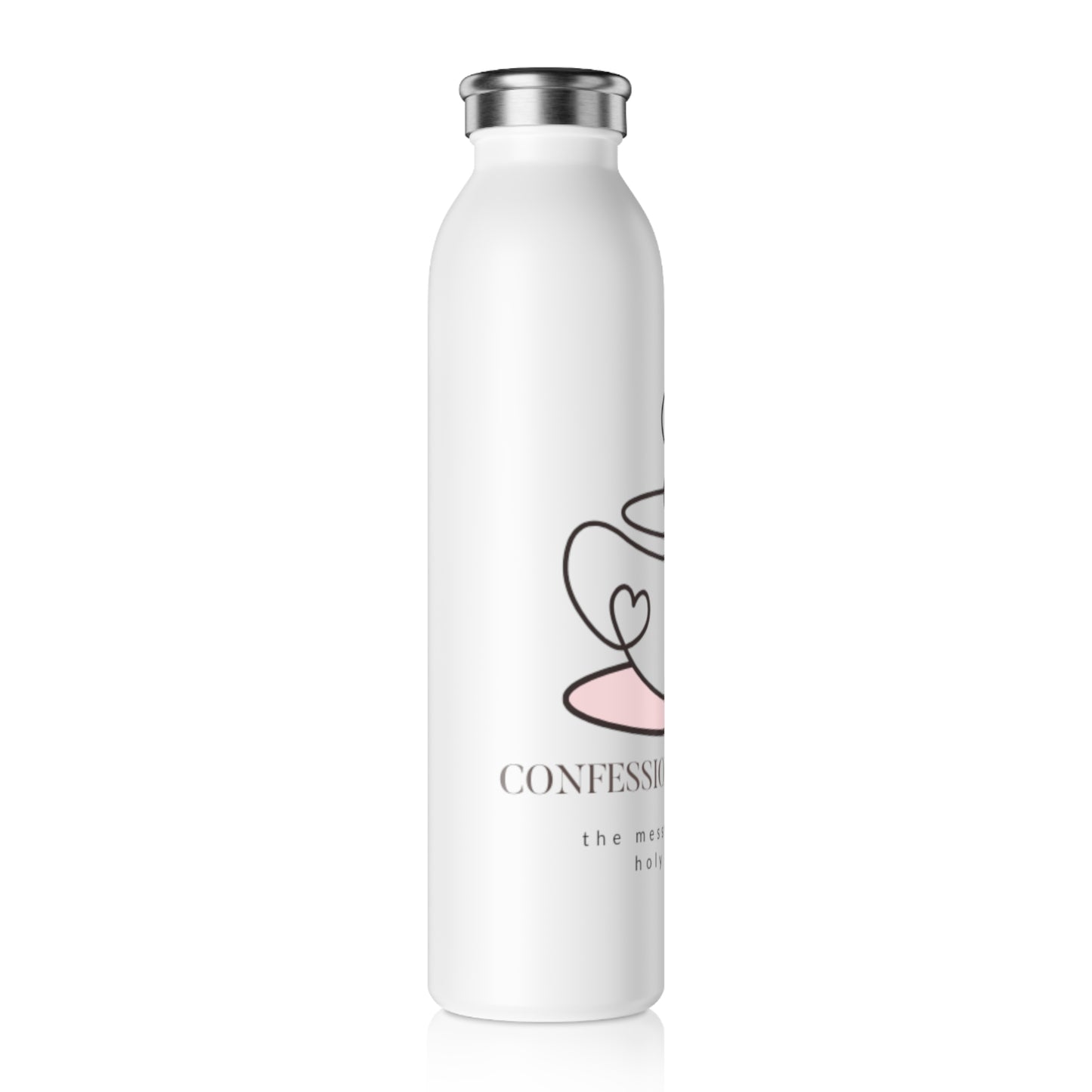 Charming Slim Water Bottle for Coffee Lovers | Stylish Drinkware for Daily Hydration, Gifts for Friends, Office Essentials, Eco-Friendly