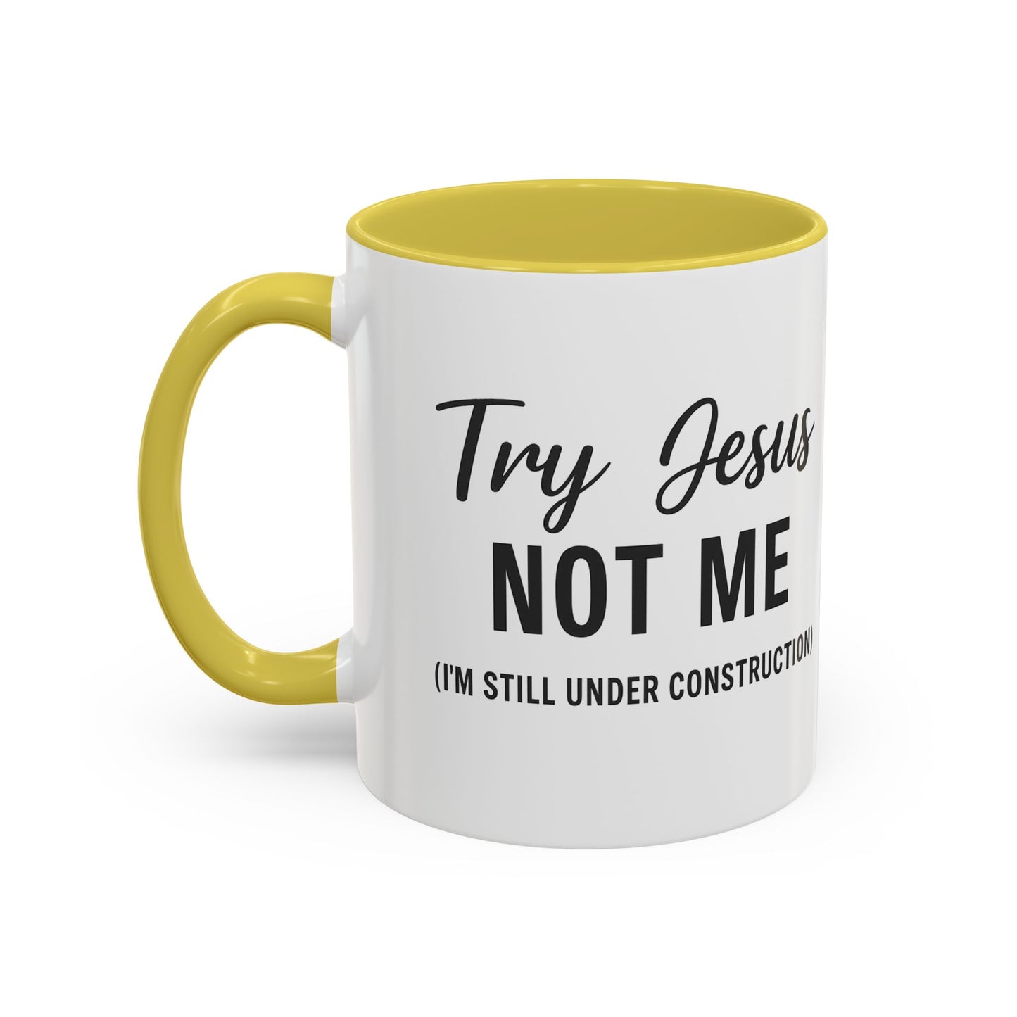 Jesus-Inspired Coffee Mug - Try Jesus Not Me (Funny Gift for Coffee Lovers, Inspirational Drinkware, Christian Humor, Unique Gift [...]
