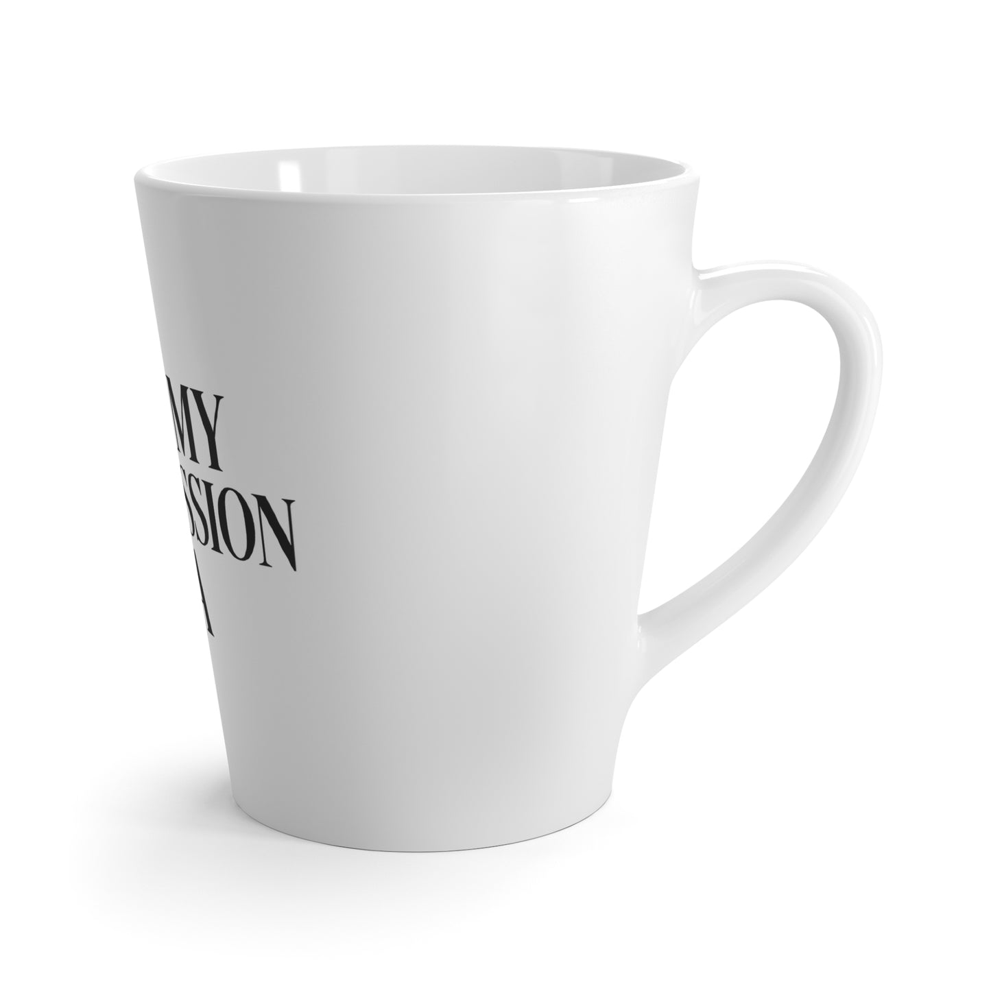 "I'm in My Intercession Era" Latte Mug – Black Lettering Christian Mug for Prayer Warriors & Coffee Lovers