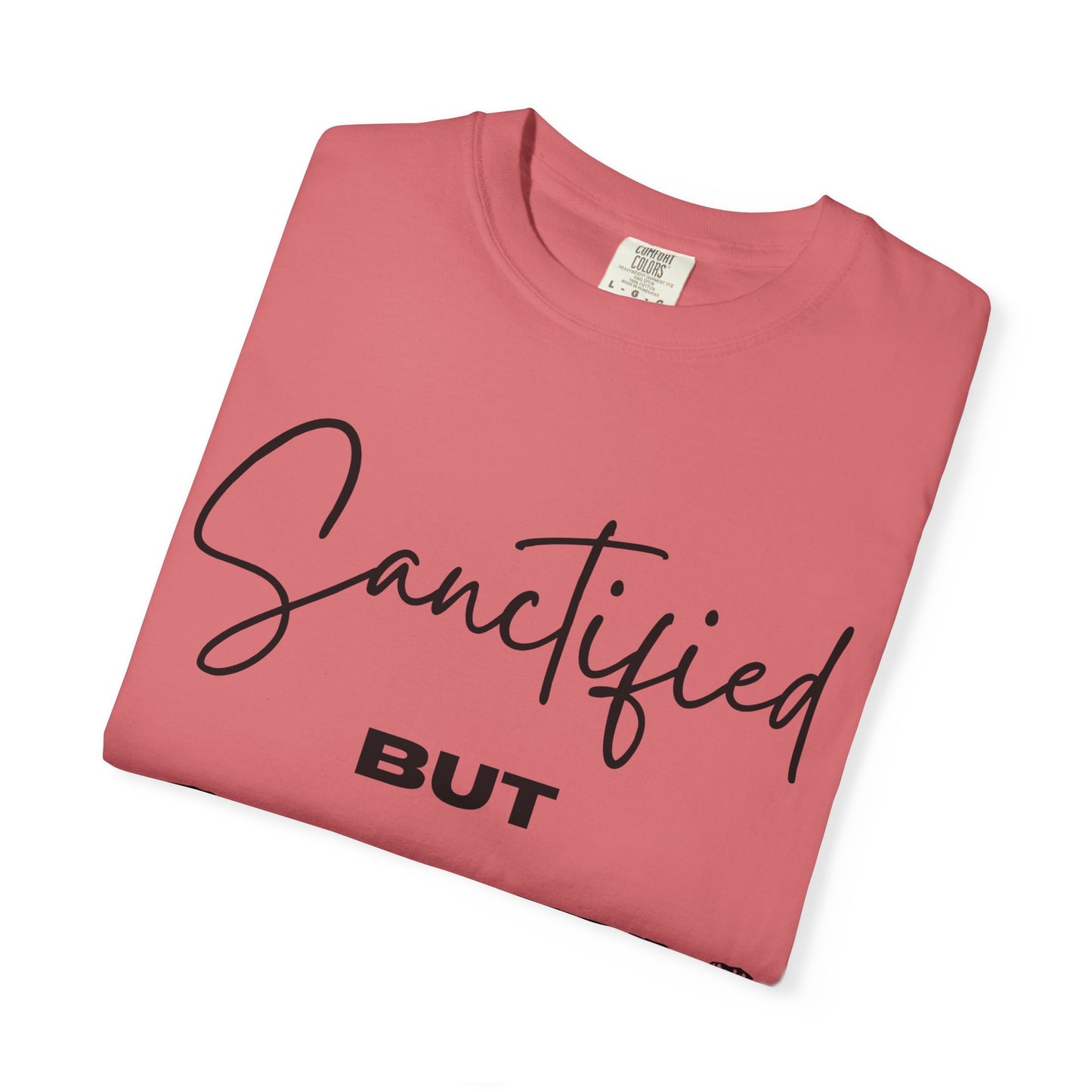 "Sanctified But Salty" Unisex T-Shirt – Funny Christian Tee for the Faithfully Feisty