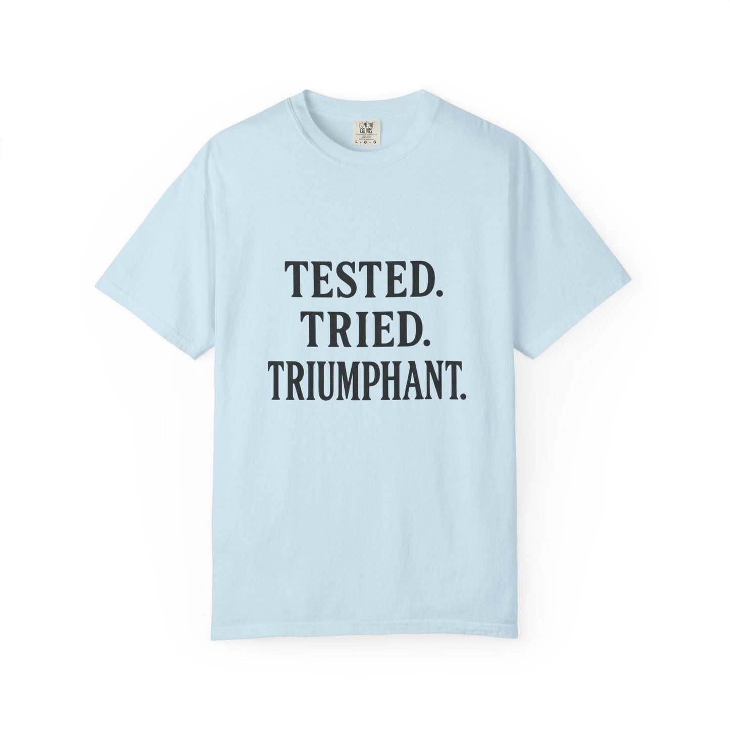Tested. Tried. Triumphant.™ V-Neck T-Shirt – Sassy Christian Tee for Women Who Don’t Quit